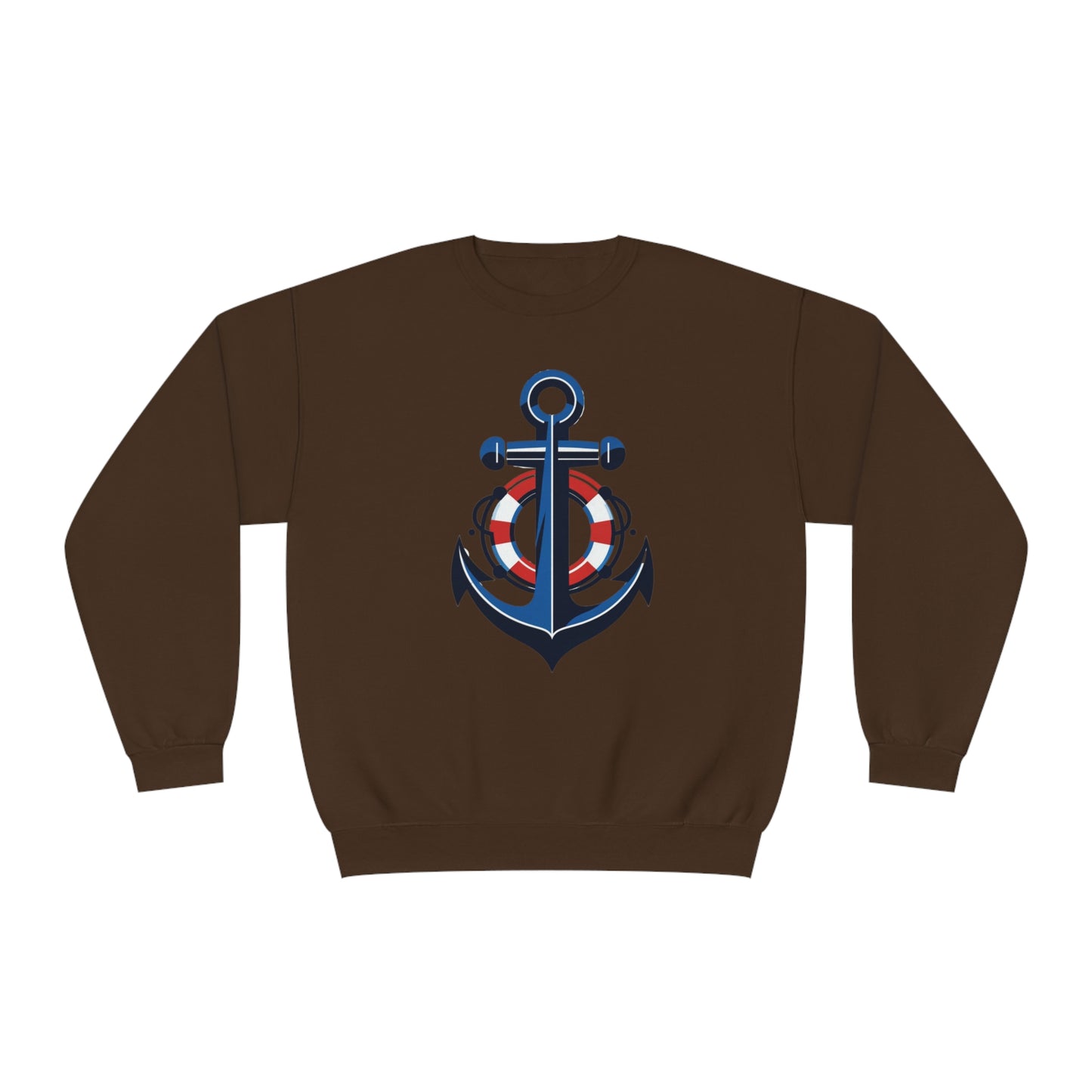 Unisex NuBlend® Crewneck Sweatshirt Anchor and Life Saver