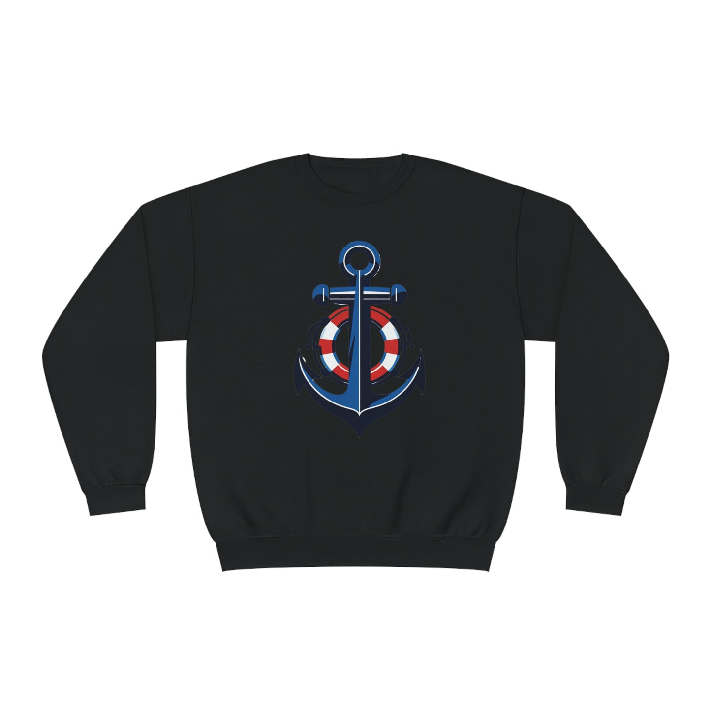 Unisex NuBlend® Crewneck Sweatshirt Anchor and Life Saver