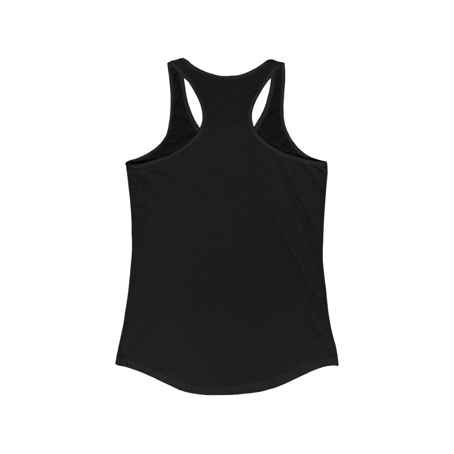 Women's Ideal Racerback Tank w/Space Tuxedo Cat