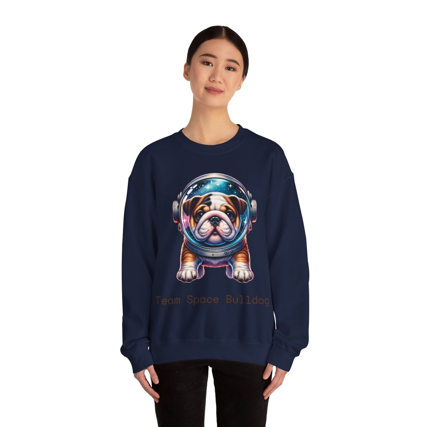 Unisex Heavy Blend™ Crewneck Sweatshirt Team Space Bulldog