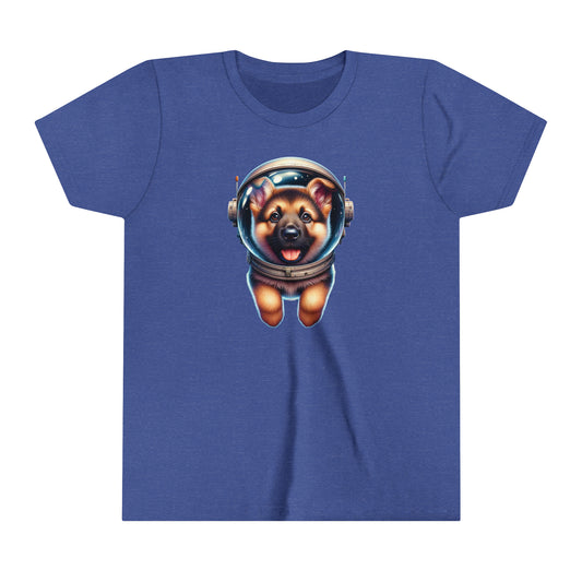 Youth Short Sleeve Tee Space German Shepherd