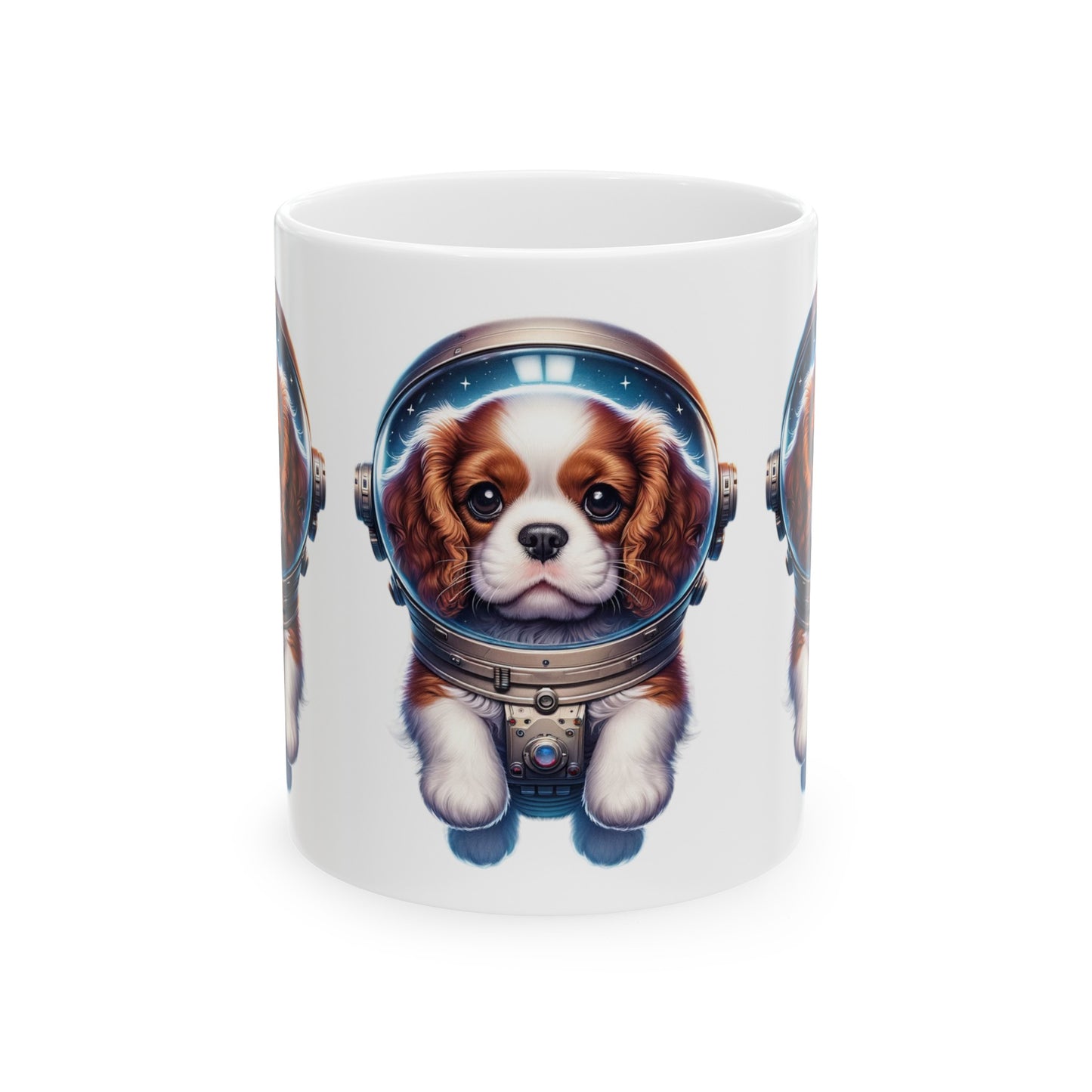 Ceramic Mug 11oz Space Cavalier King Charles