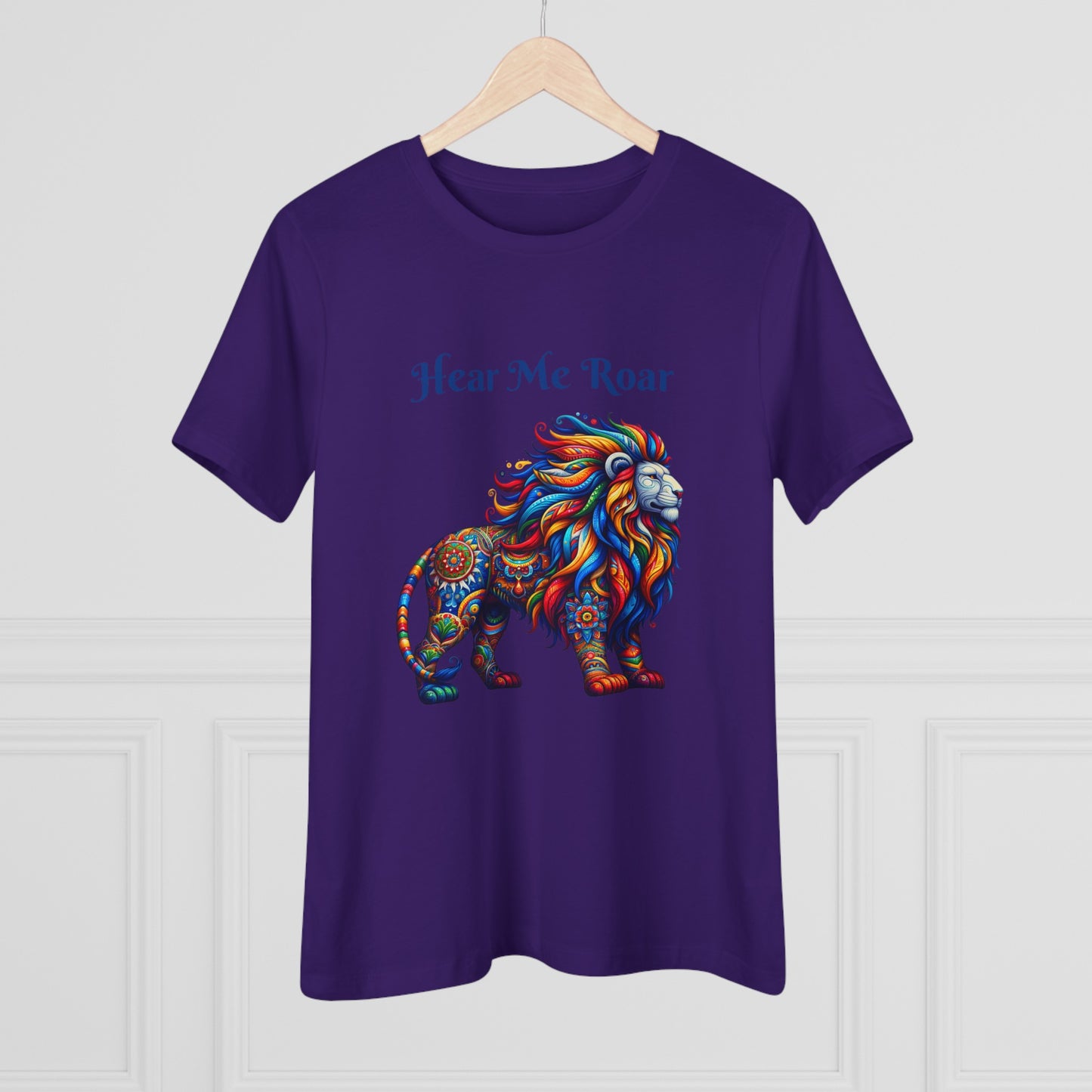 Women's Cotton Tee Alebrije Lion