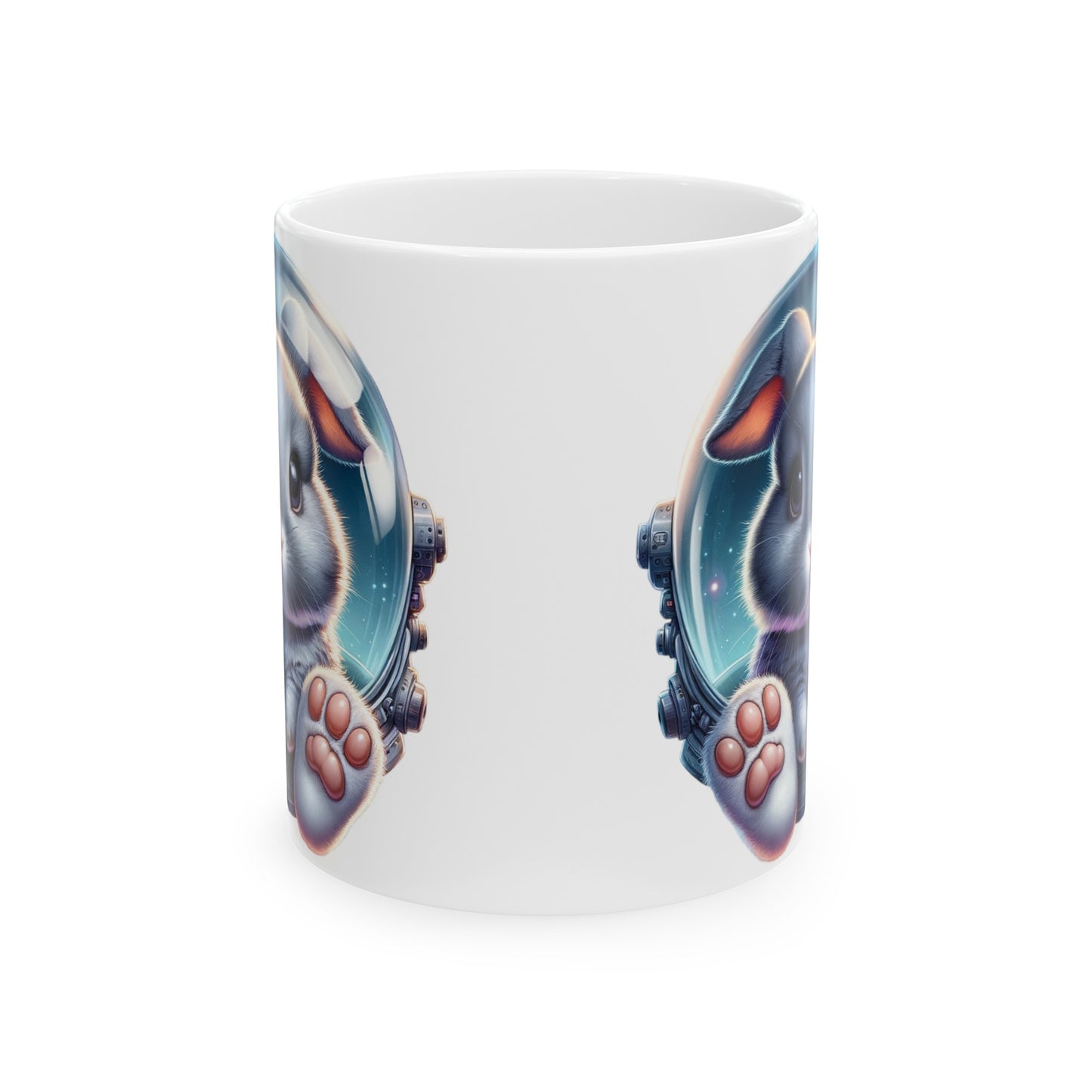 Ceramic Mug 11oz Space Bunny