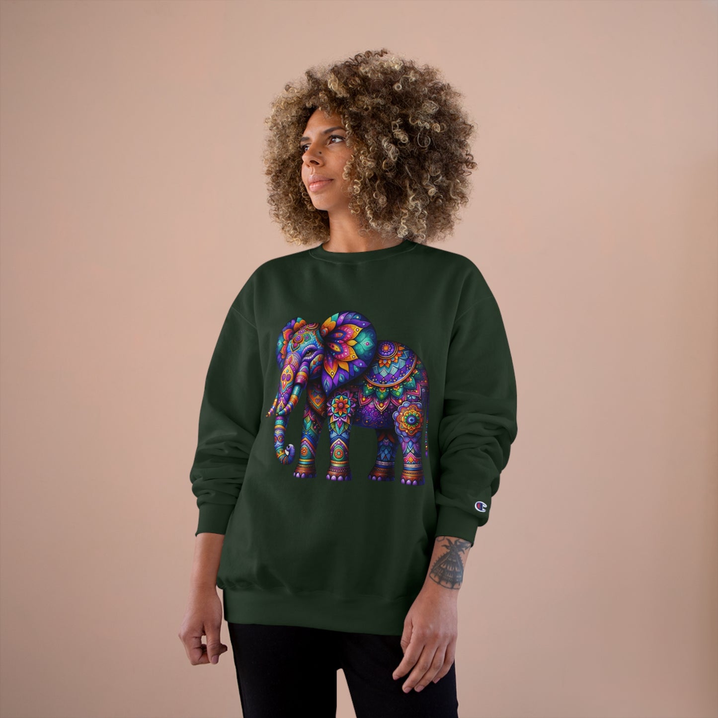 Champion Sweatshirt Elephant Alebrije