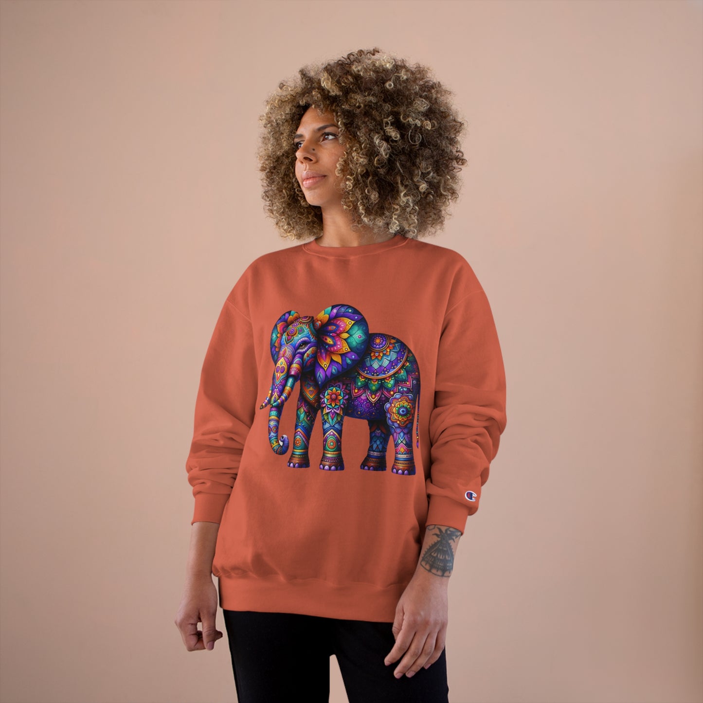 Champion Sweatshirt Elephant Alebrije