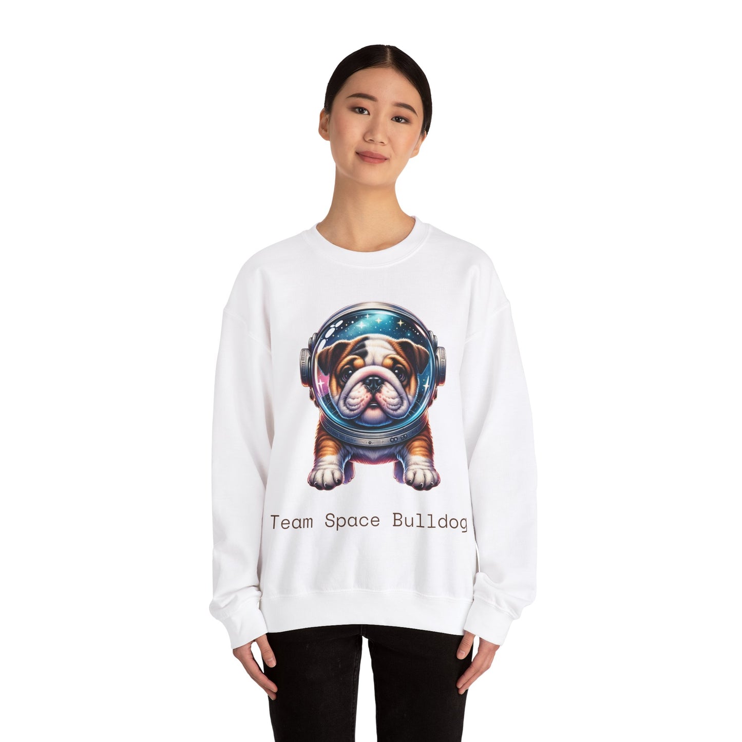 Unisex Heavy Blend™ Crewneck Sweatshirt Team Space Bulldog