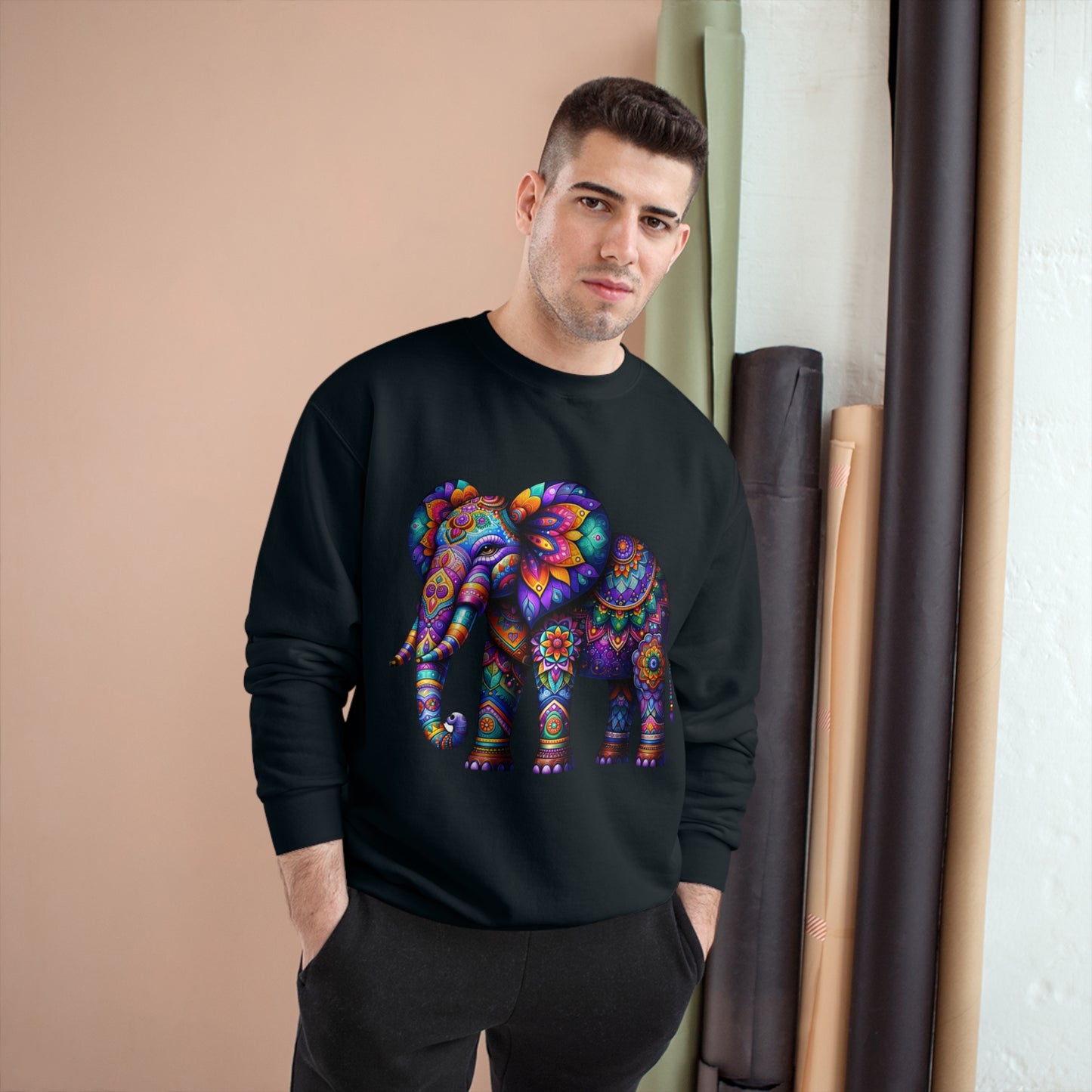 Champion Sweatshirt Elephant Alebrije