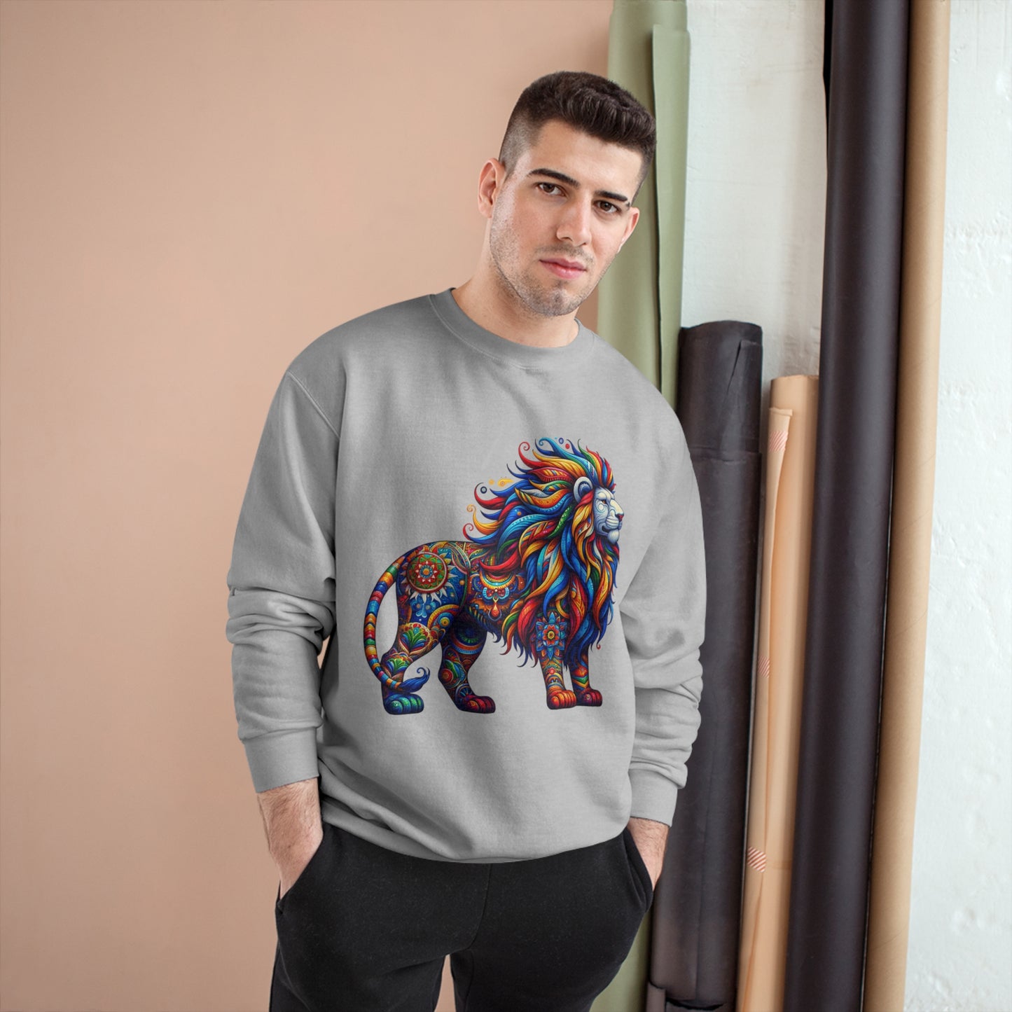 Champion Sweatshirt Lion Alebrije