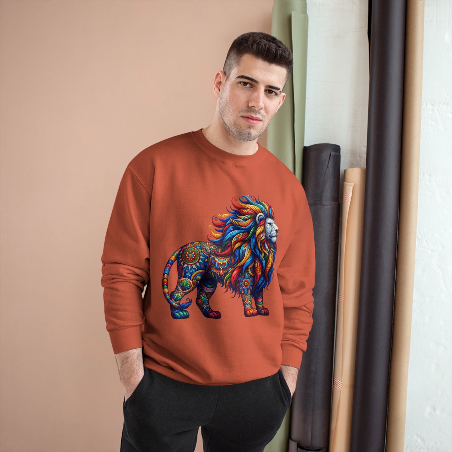 Champion Sweatshirt Lion Alebrije