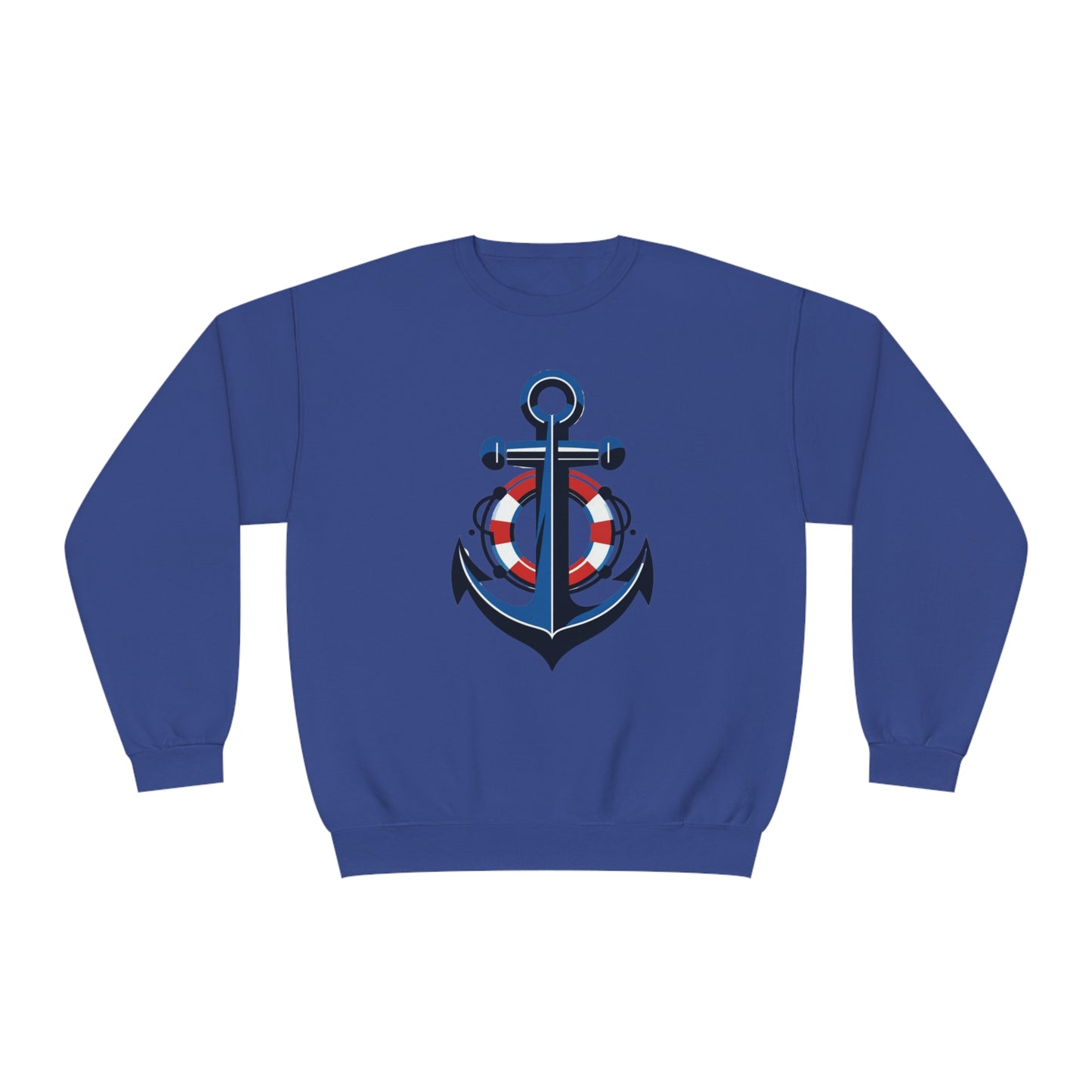 Unisex NuBlend® Crewneck Sweatshirt Anchor and Life Saver