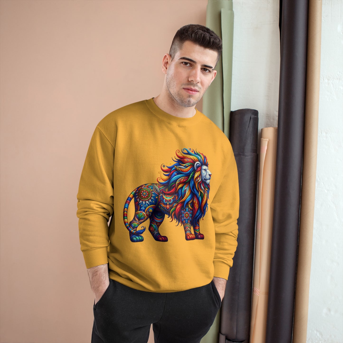 Champion Sweatshirt Lion Alebrije