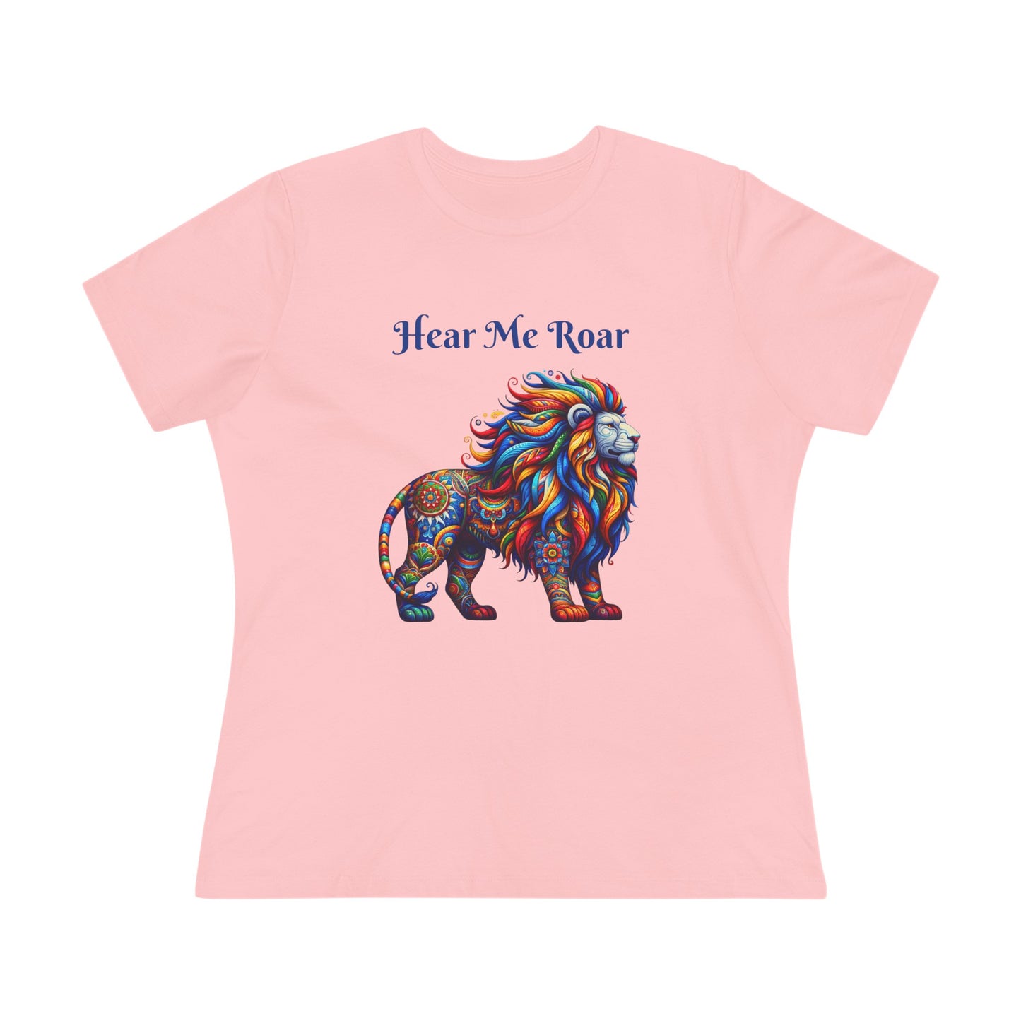 Women's Cotton Tee Alebrije Lion