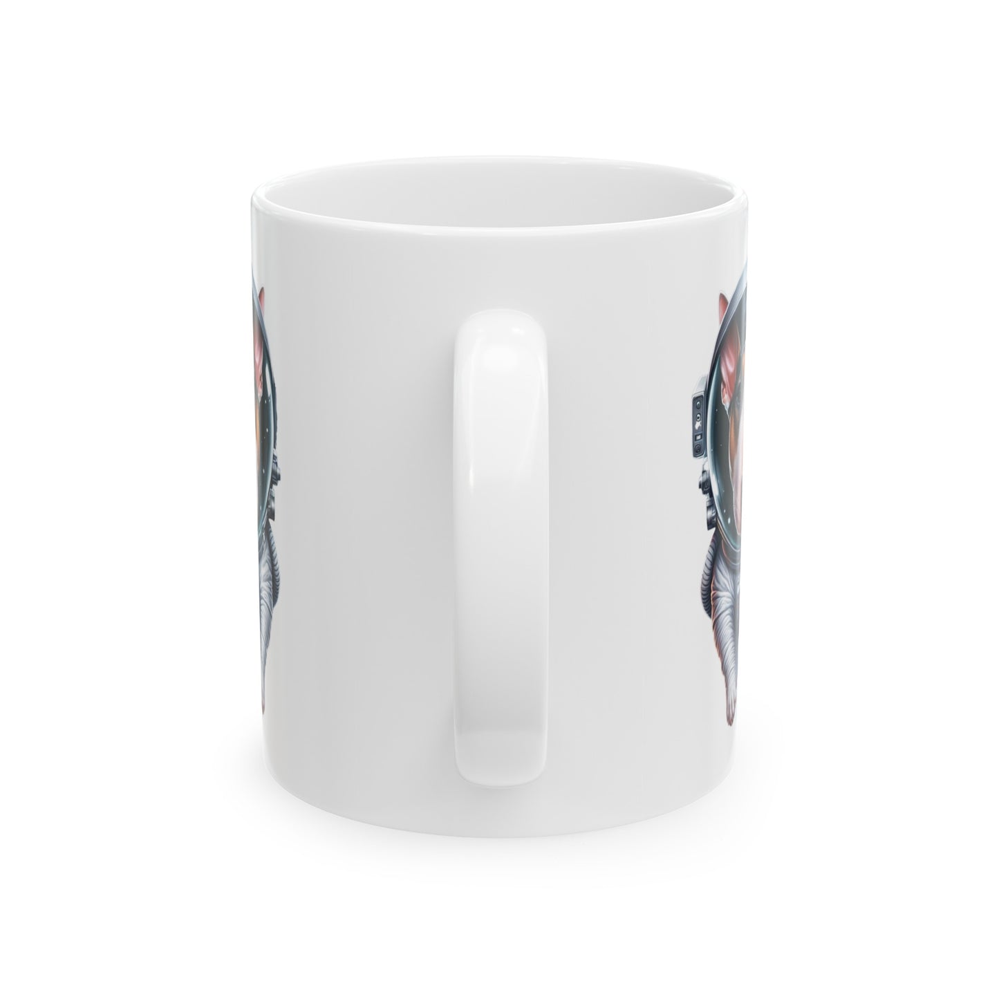 Ceramic Mug 11oz Space Bull Terrier