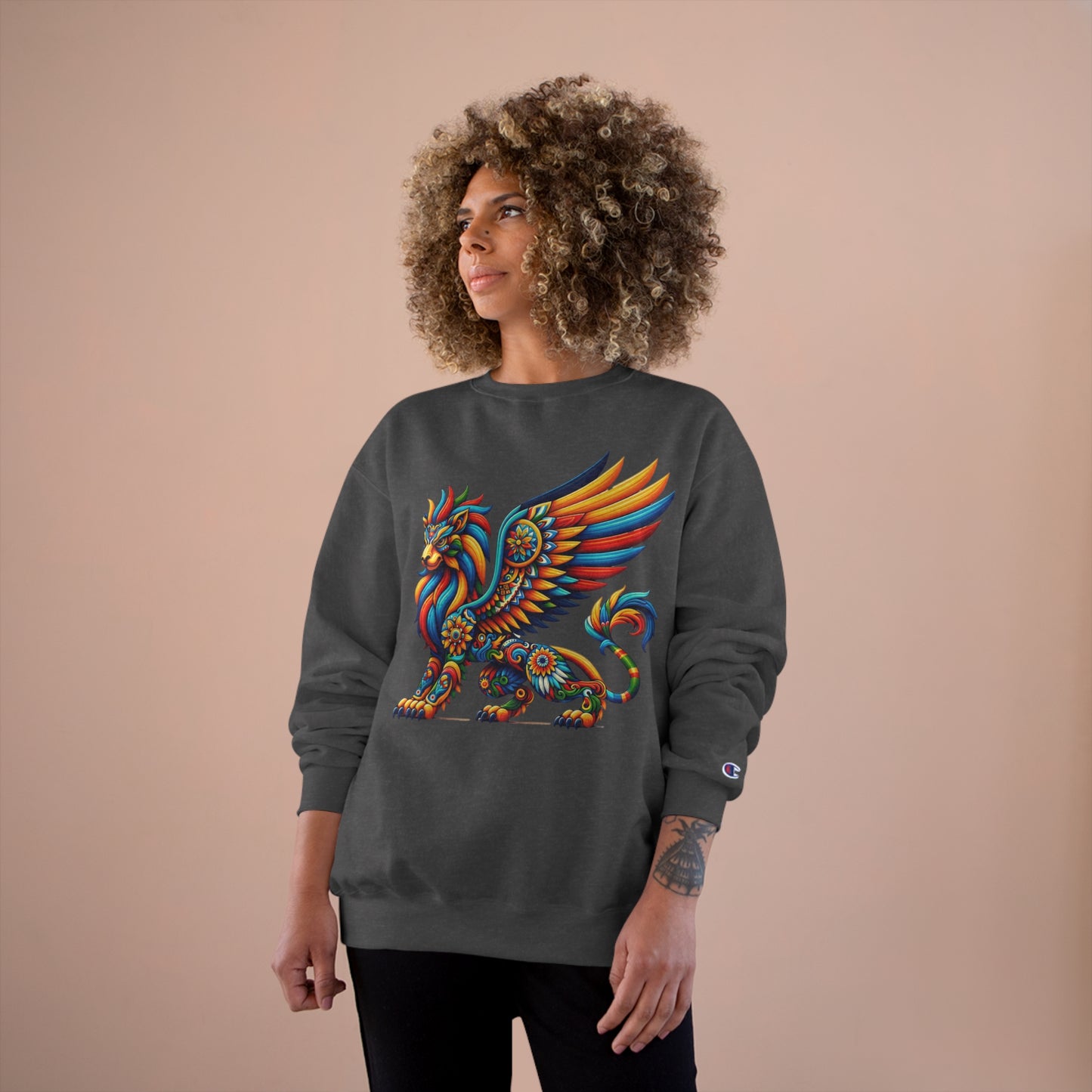 Champion Sweatshirt Lion Griffin Alebrije