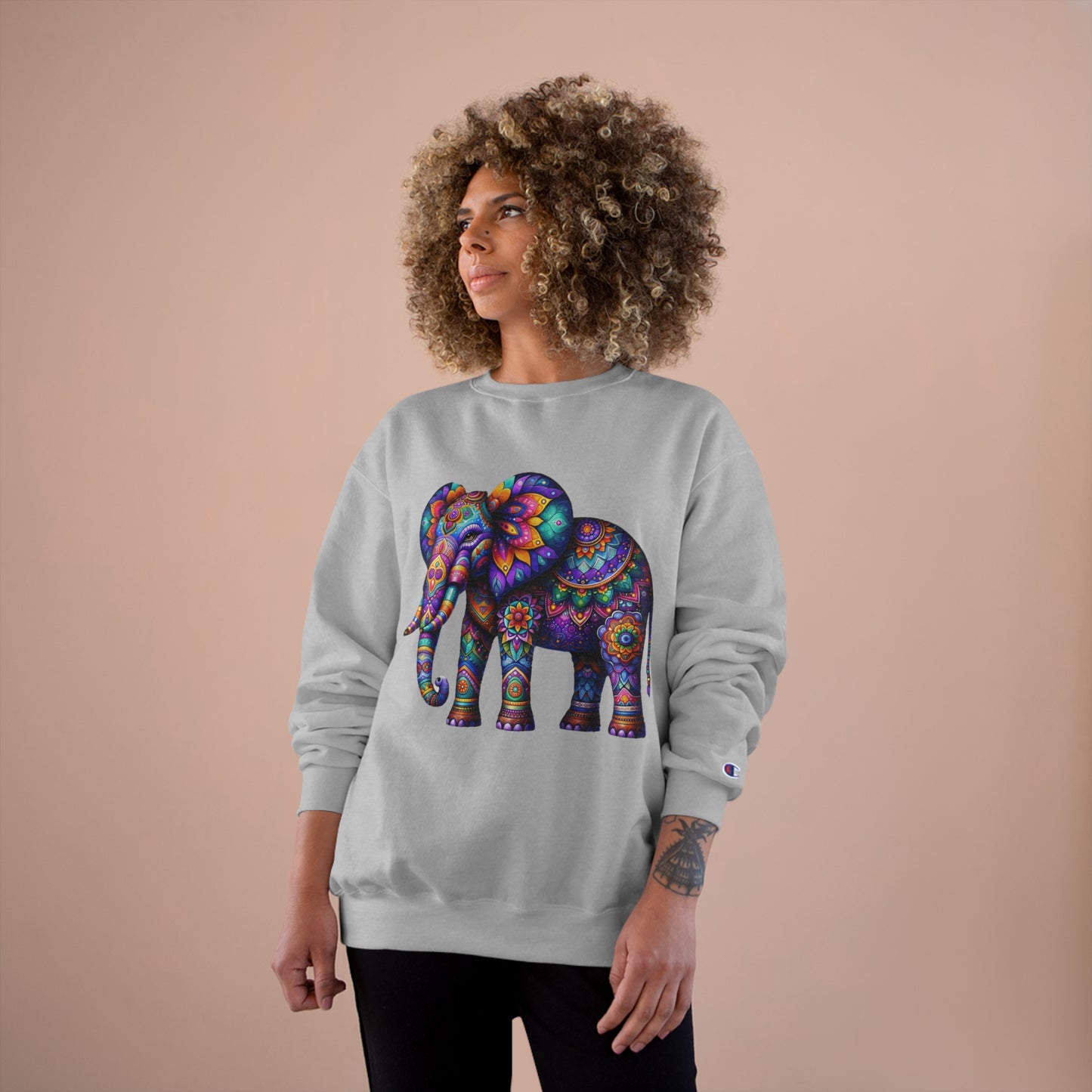 Champion Sweatshirt Elephant Alebrije