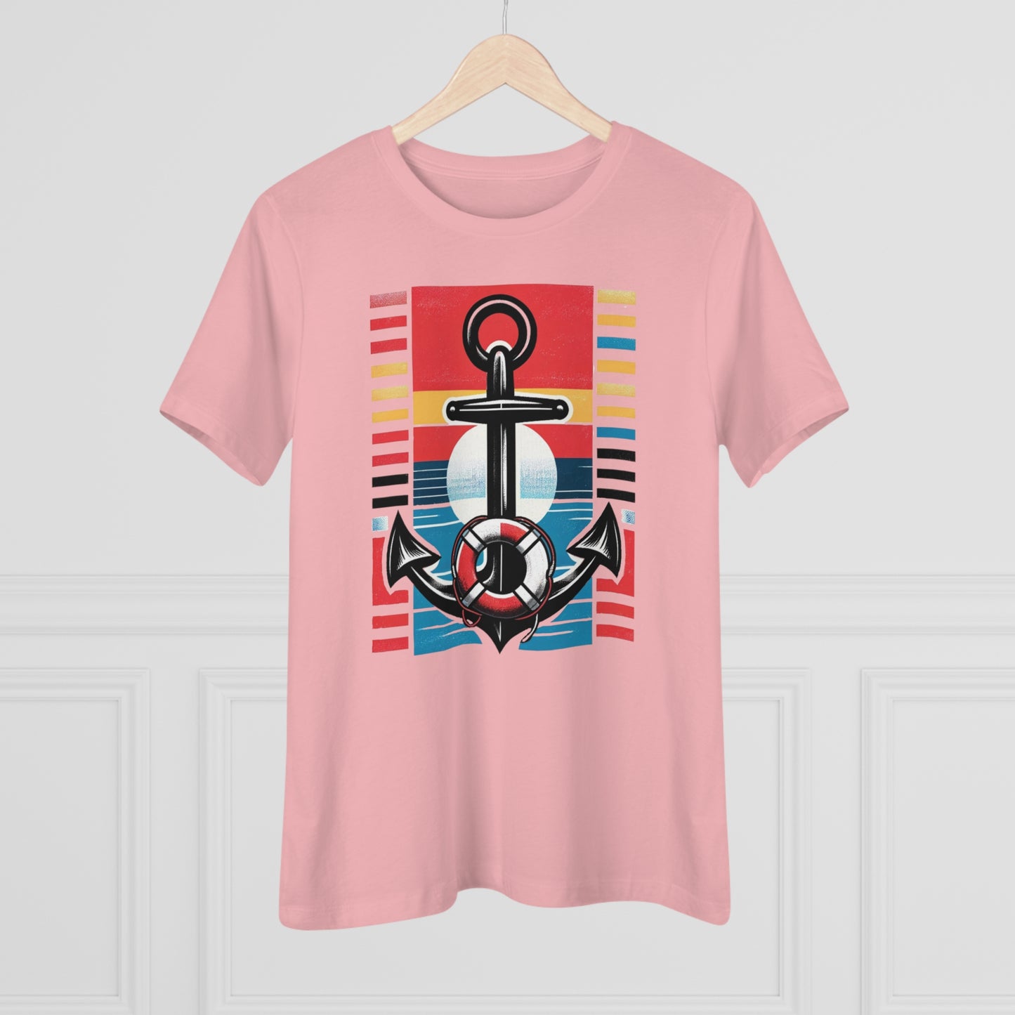 Women's Cotton Tee Anchor and Life Saver2