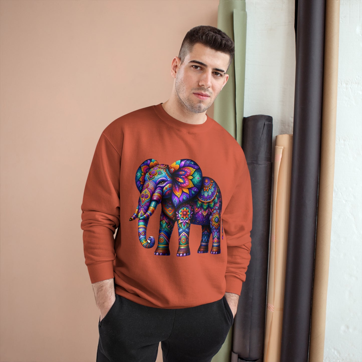 Champion Sweatshirt Elephant Alebrije