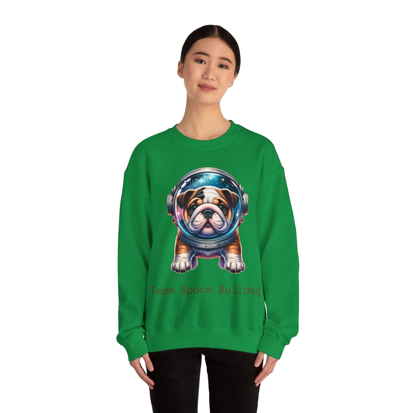 Unisex Heavy Blend™ Crewneck Sweatshirt Team Space Bulldog