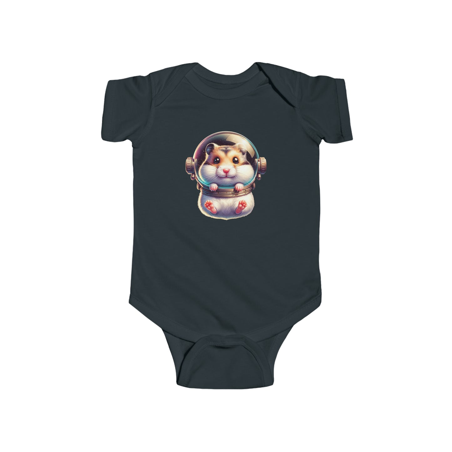 Infant Fine Jersey Bodysuit w/Space Hamster