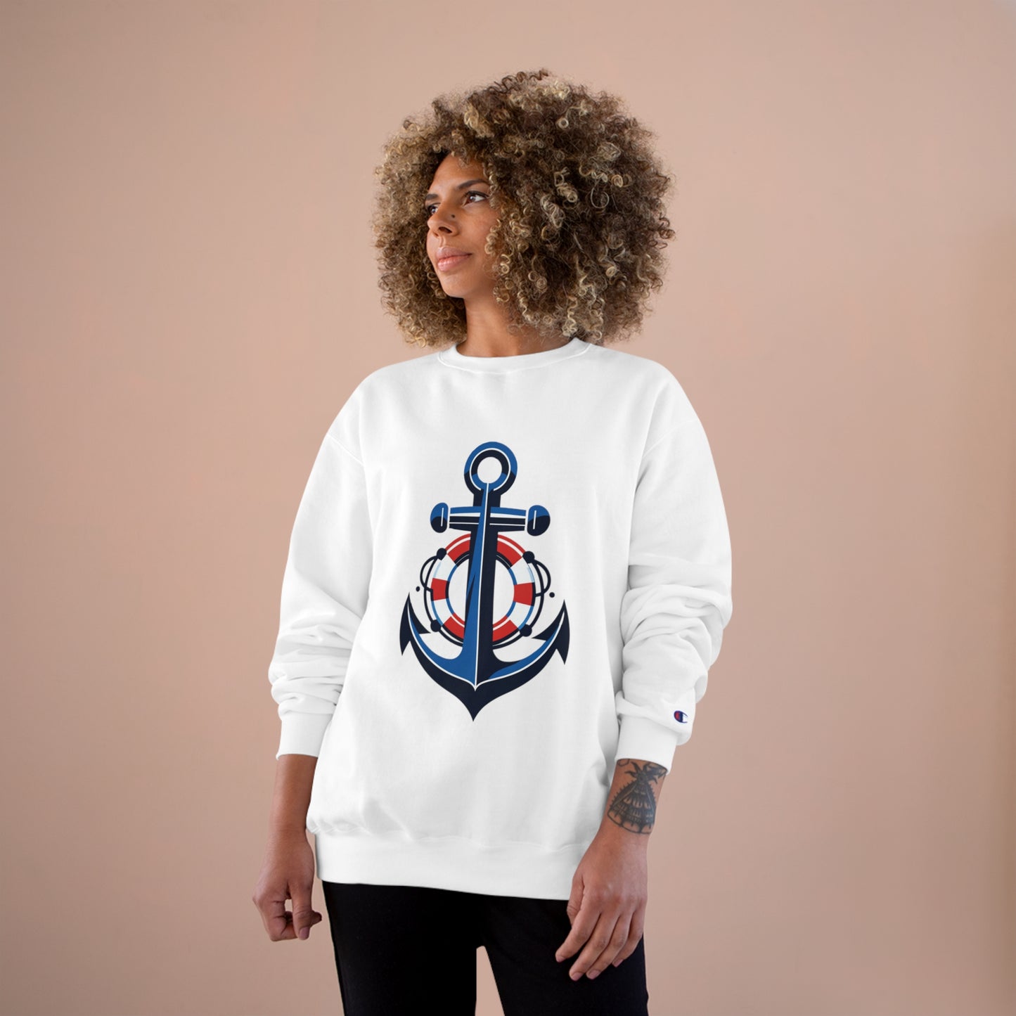 Champion Sweatshirt Anchor and Life Saver