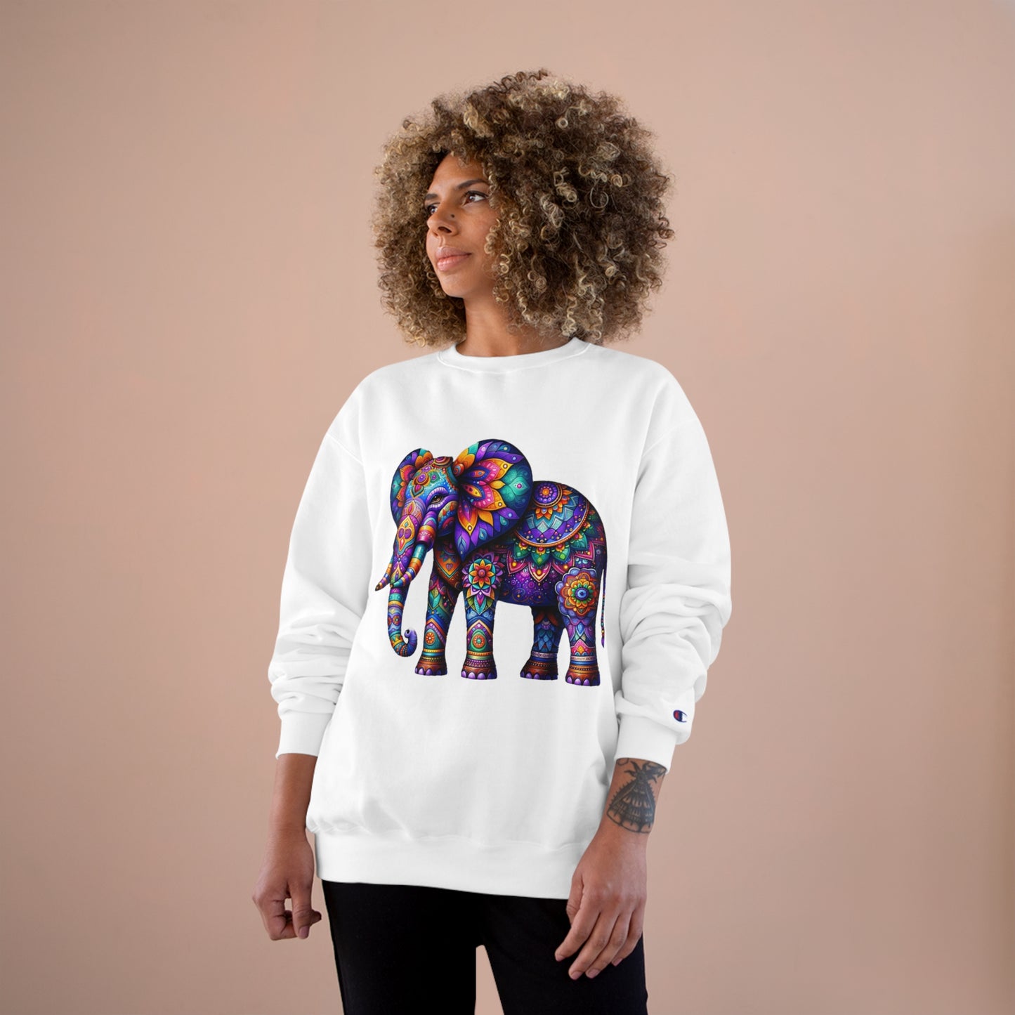 Champion Sweatshirt Elephant Alebrije