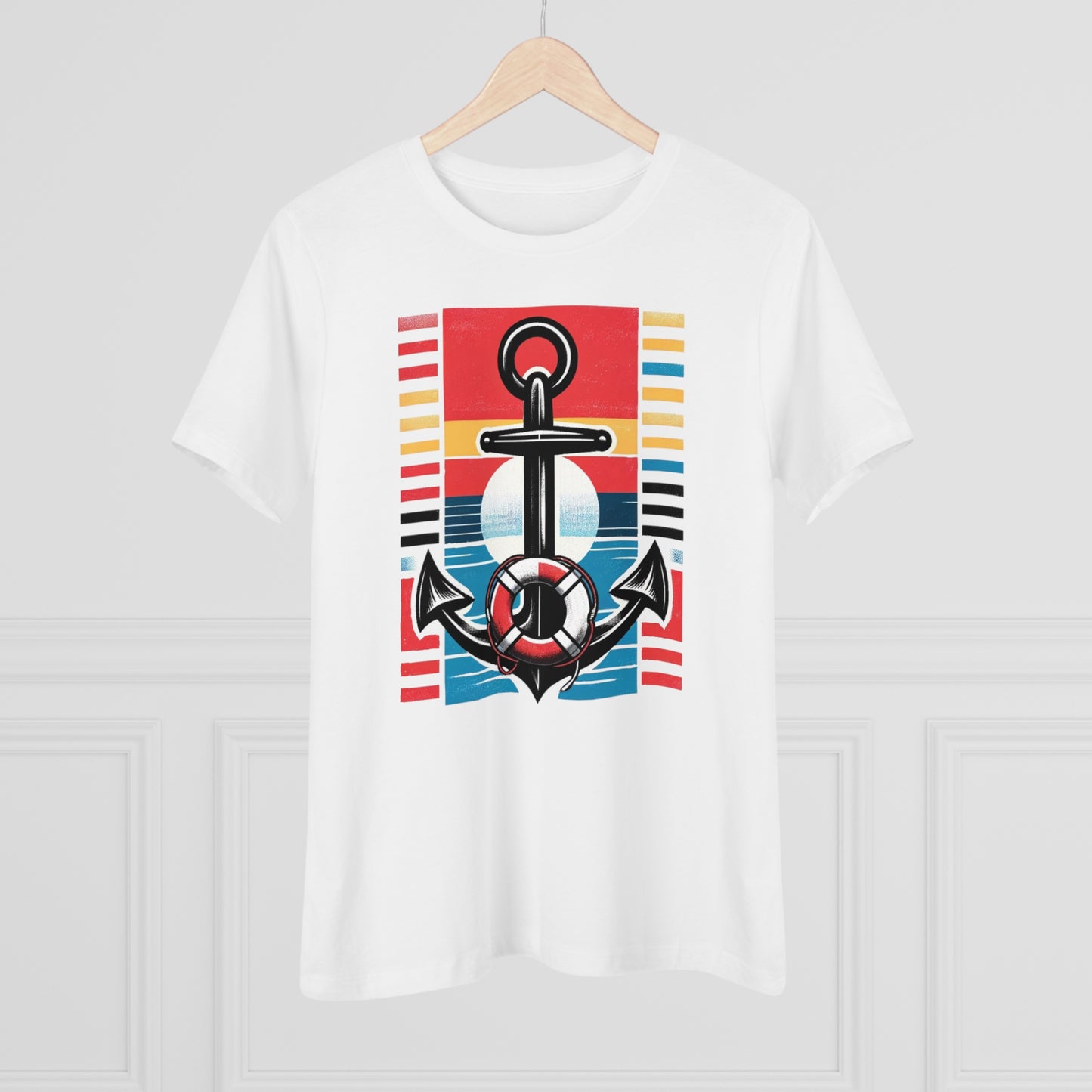 Women's Cotton Tee Anchor and Life Saver2