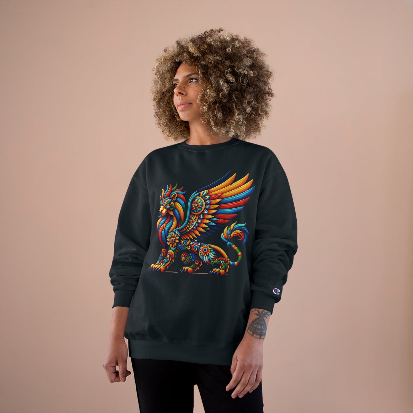 Champion Sweatshirt Lion Griffin Alebrije