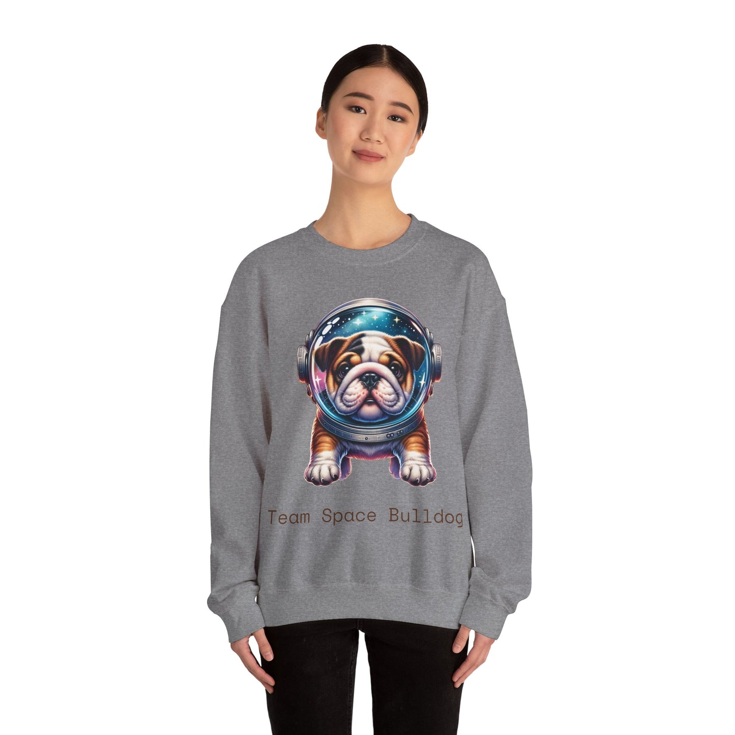 Unisex Heavy Blend™ Crewneck Sweatshirt Team Space Bulldog