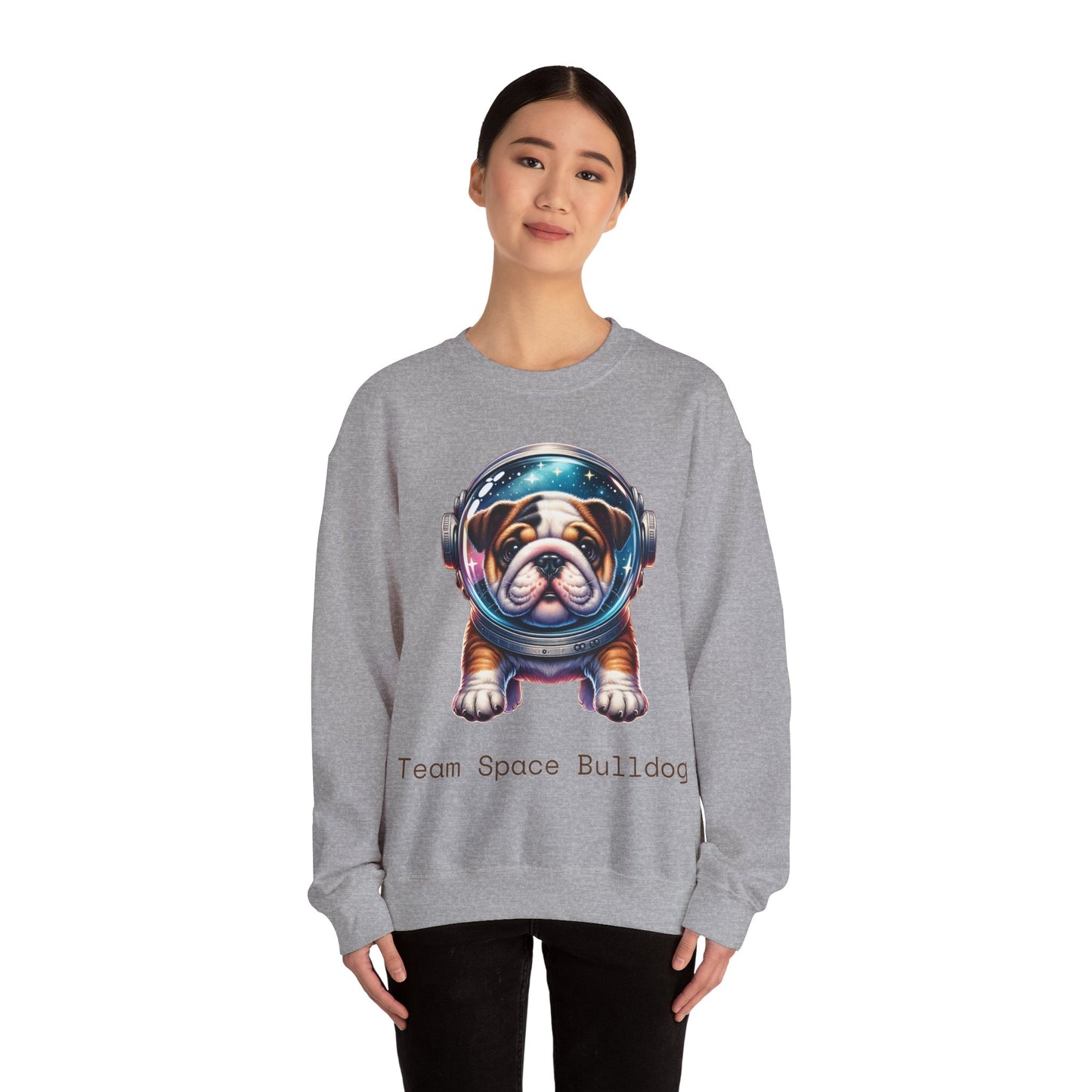 Unisex Heavy Blend™ Crewneck Sweatshirt Team Space Bulldog