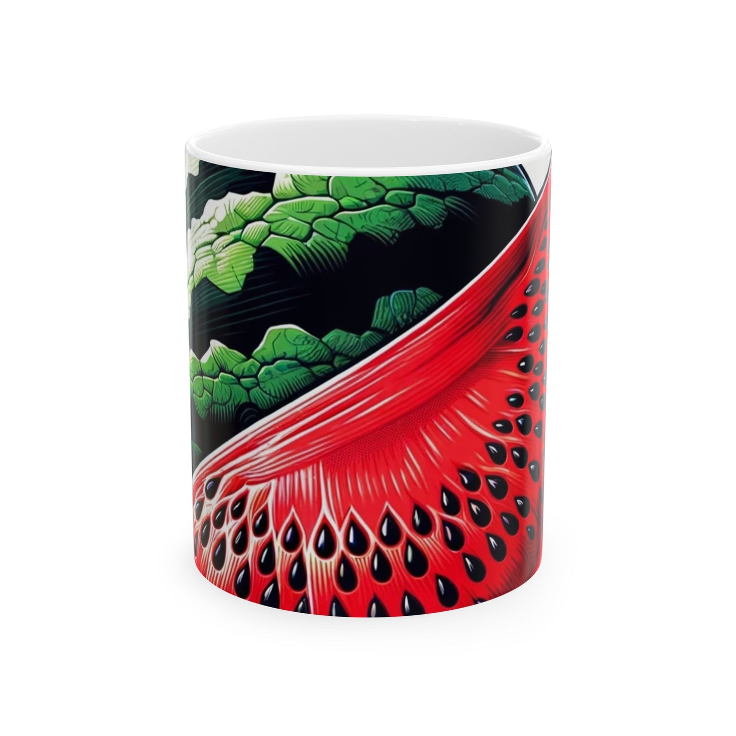 Watermelon Graphic Ceramic Mug 11oz