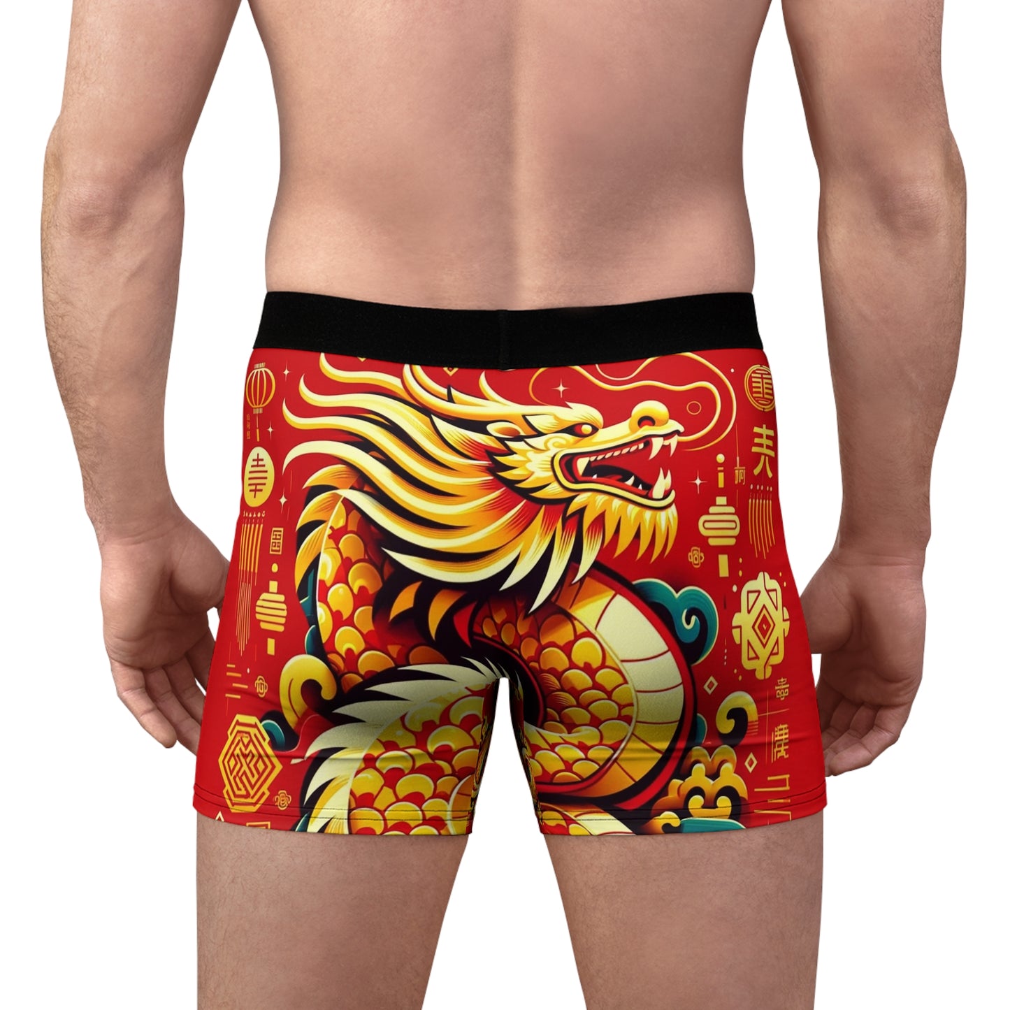 Men's Boxer Briefs (AOP) w/Year of the Dragon