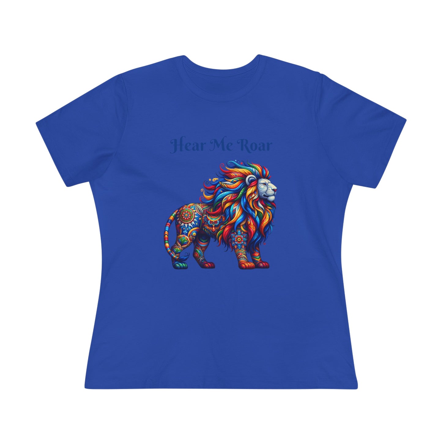 Women's Cotton Tee Alebrije Lion