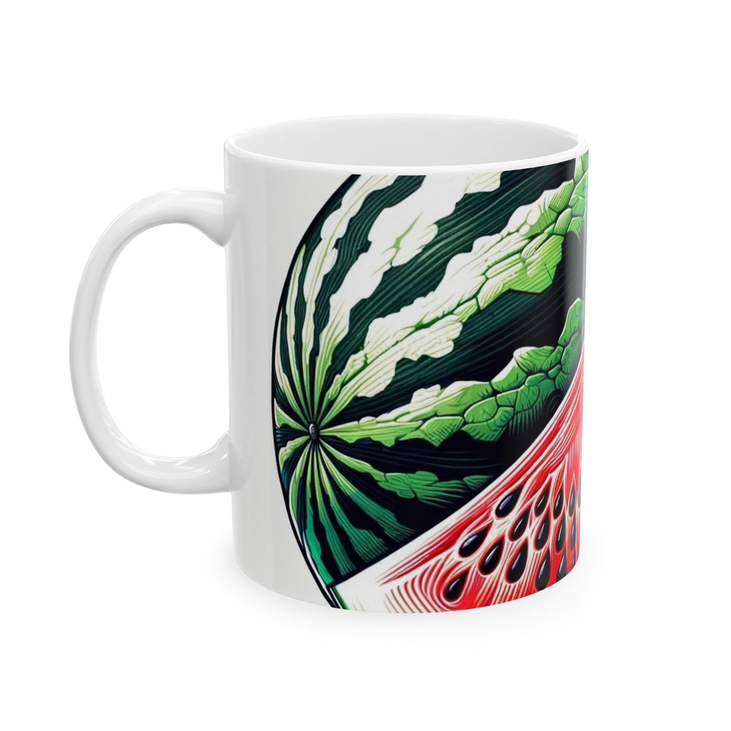 Watermelon Graphic Ceramic Mug 11oz