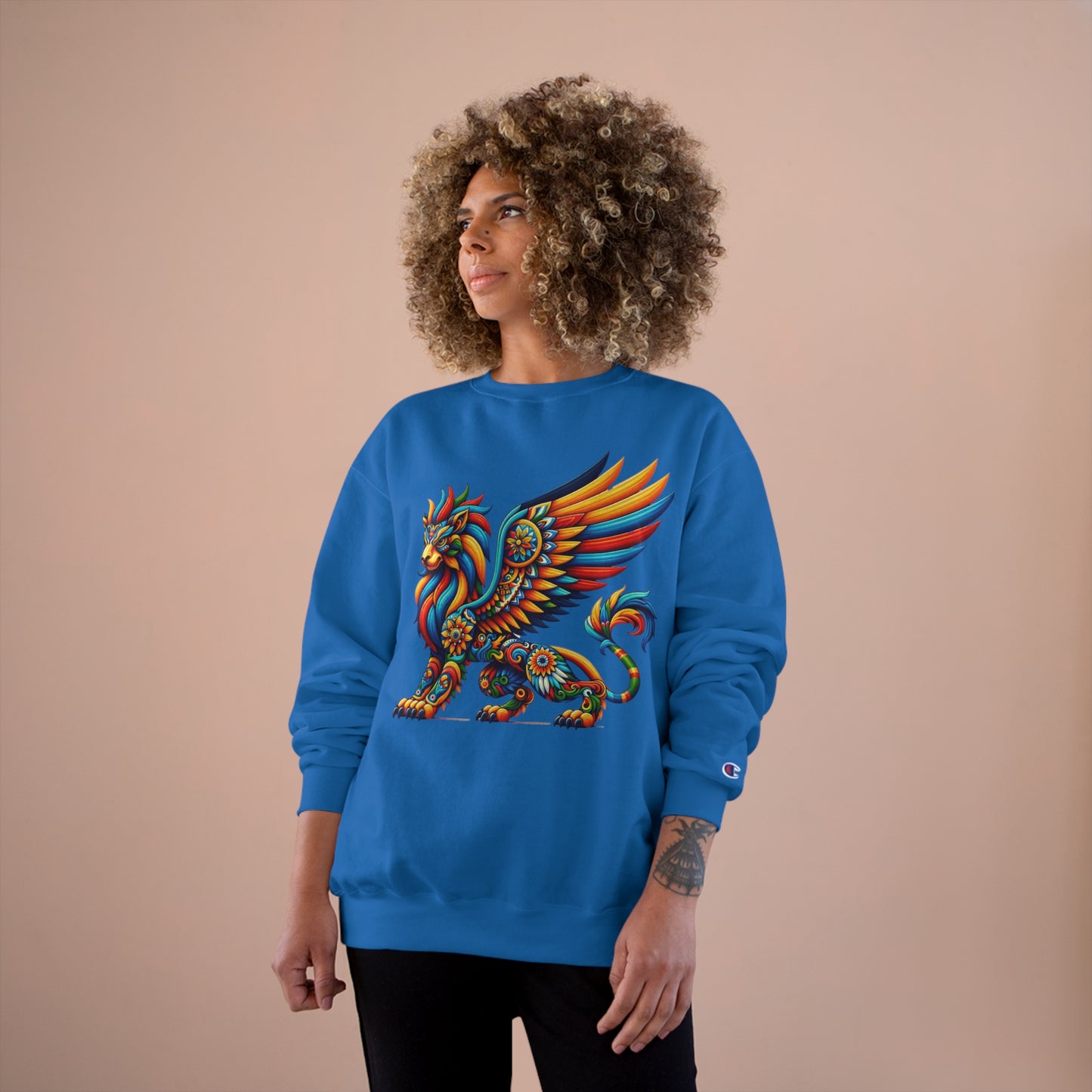 Champion Sweatshirt Lion Griffin Alebrije