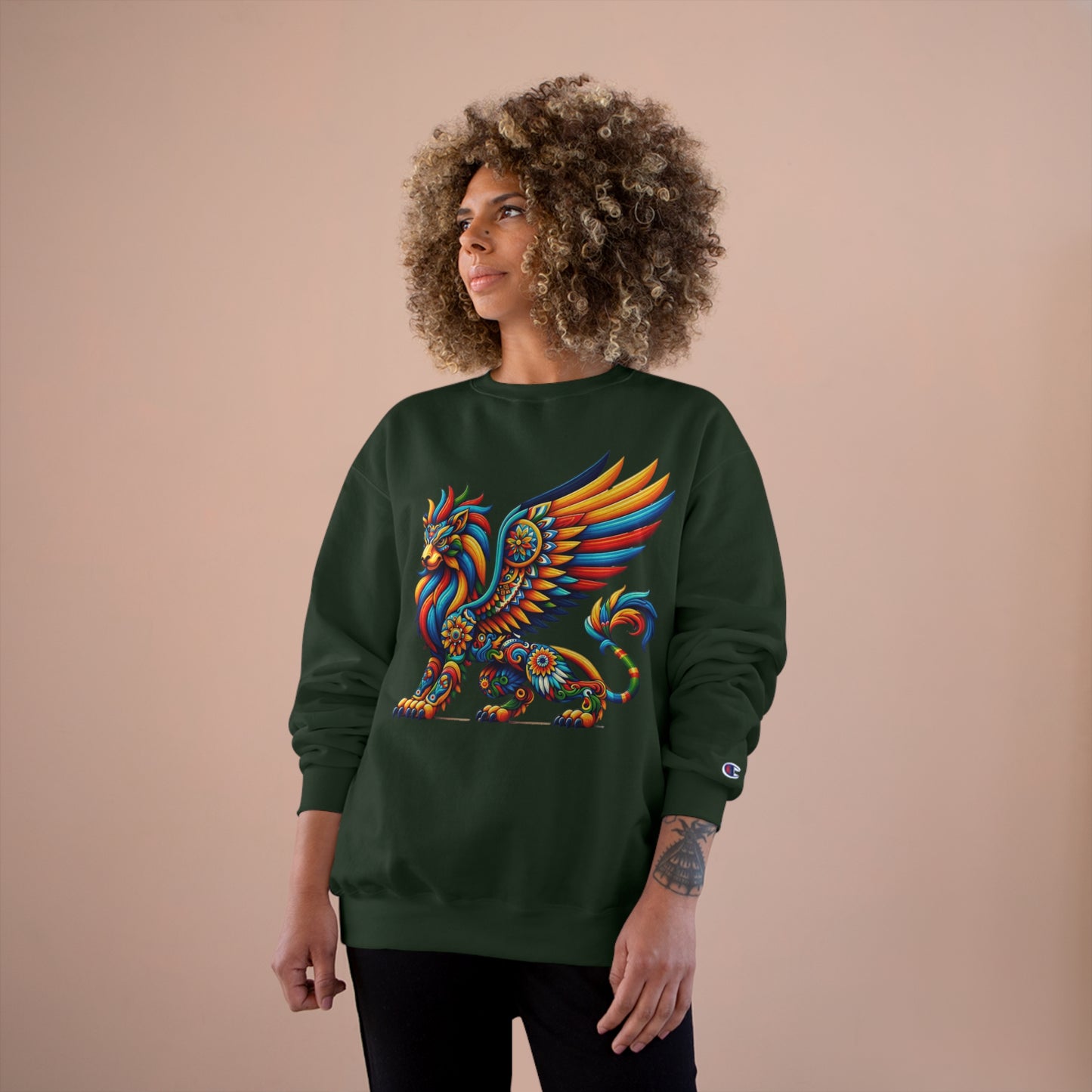 Champion Sweatshirt Lion Griffin Alebrije