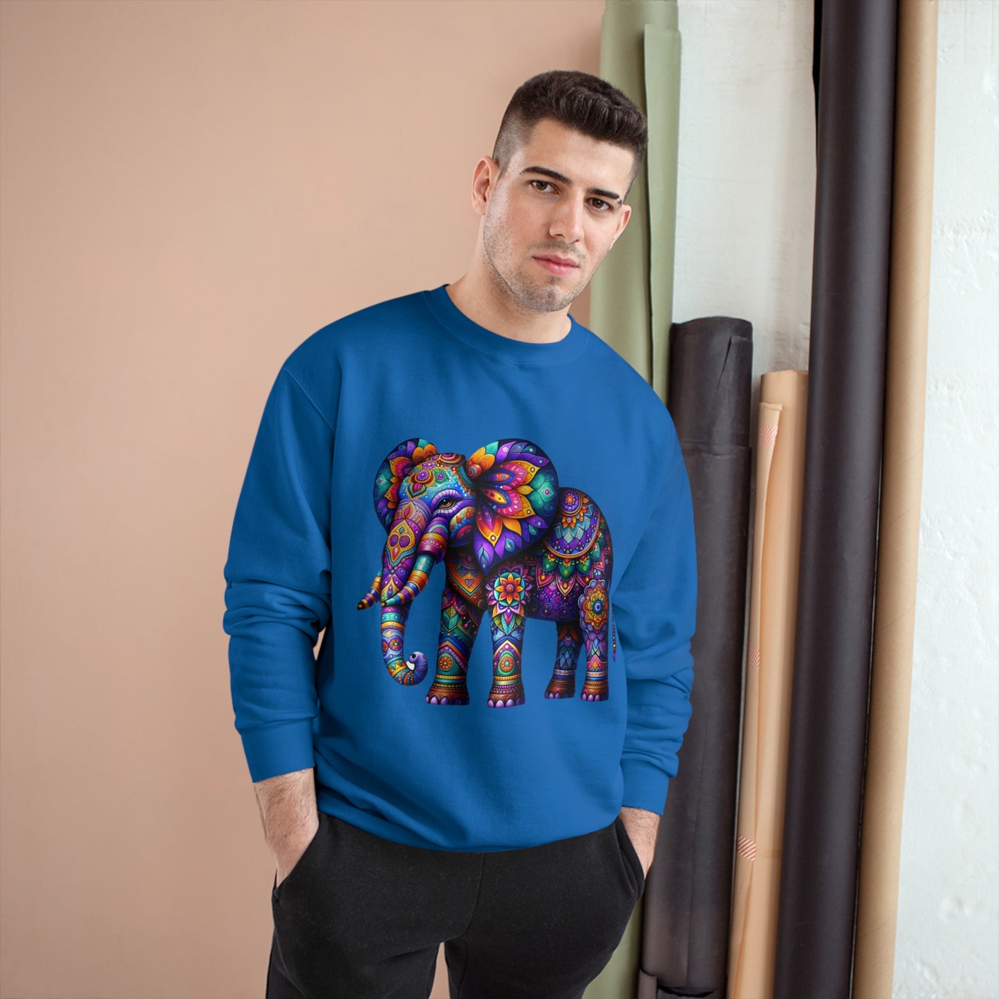 Champion Sweatshirt Elephant Alebrije