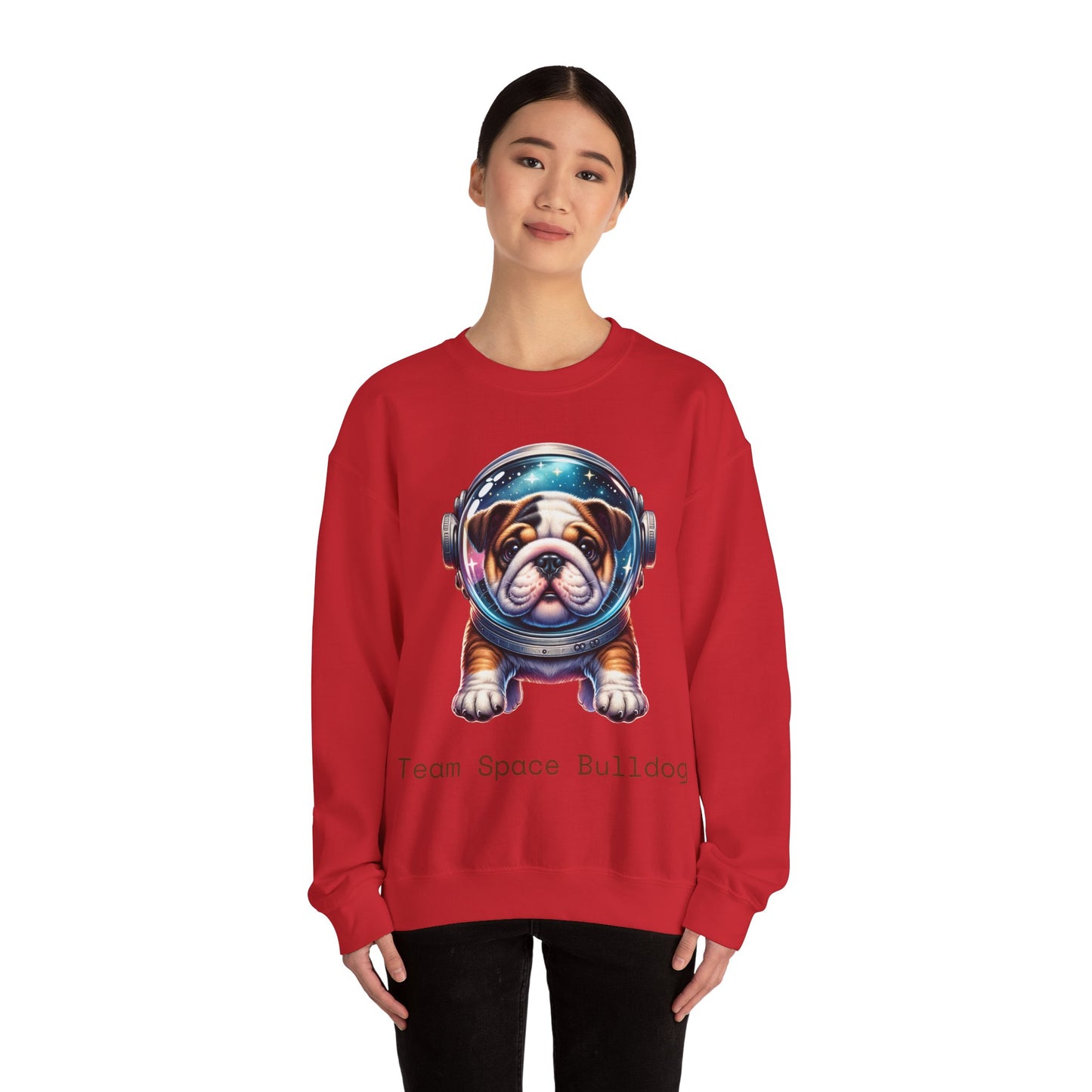 Unisex Heavy Blend™ Crewneck Sweatshirt Team Space Bulldog