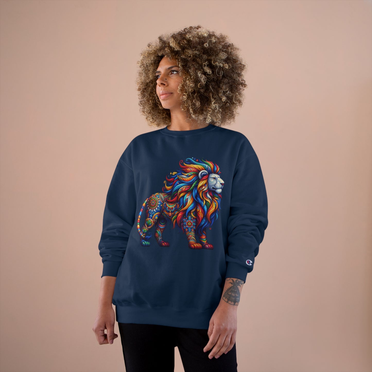 Champion Sweatshirt Lion Alebrije