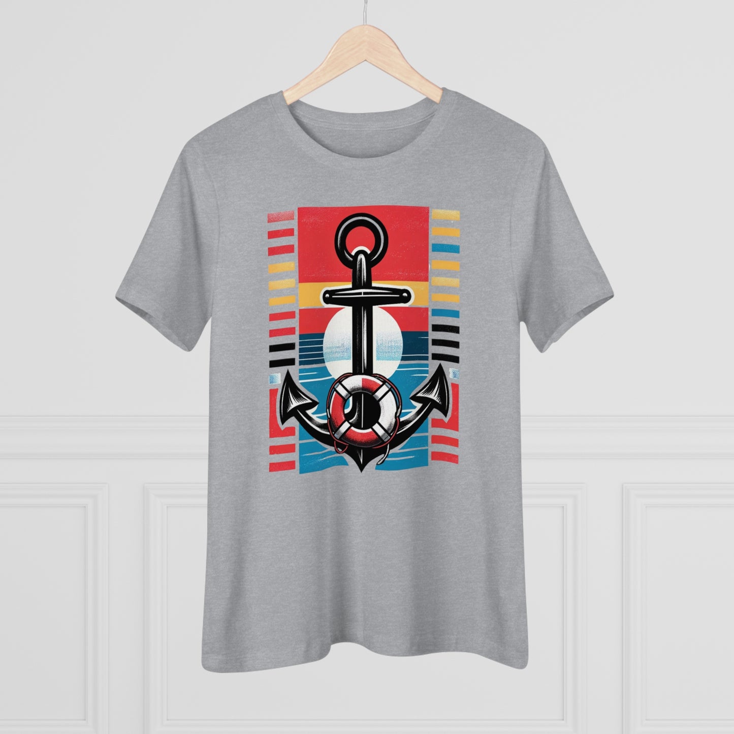 Women's Cotton Tee Anchor and Life Saver2