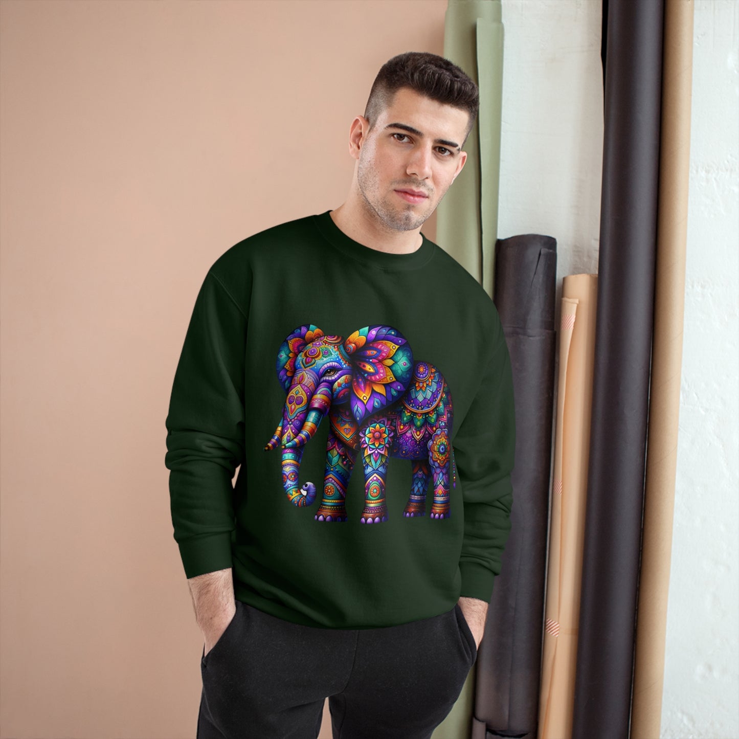 Champion Sweatshirt Elephant Alebrije