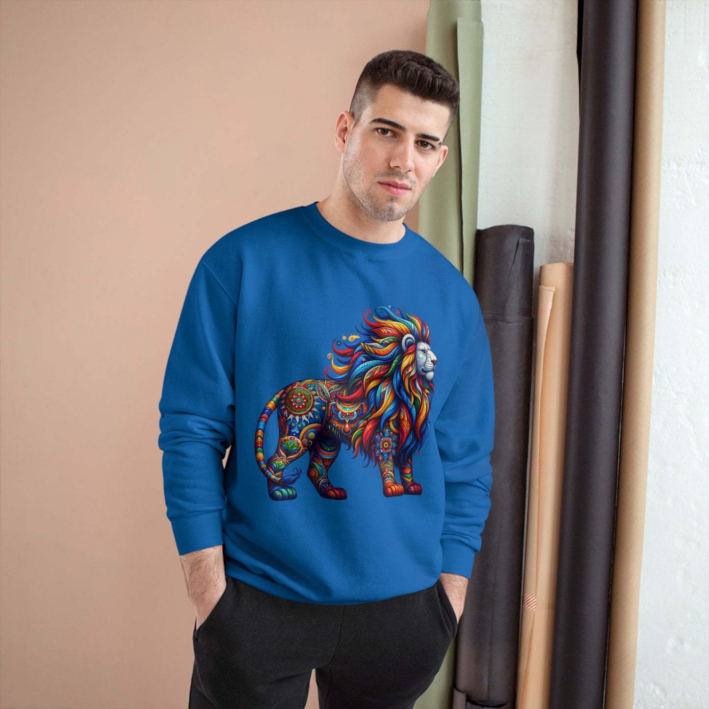 Champion Sweatshirt Lion Alebrije