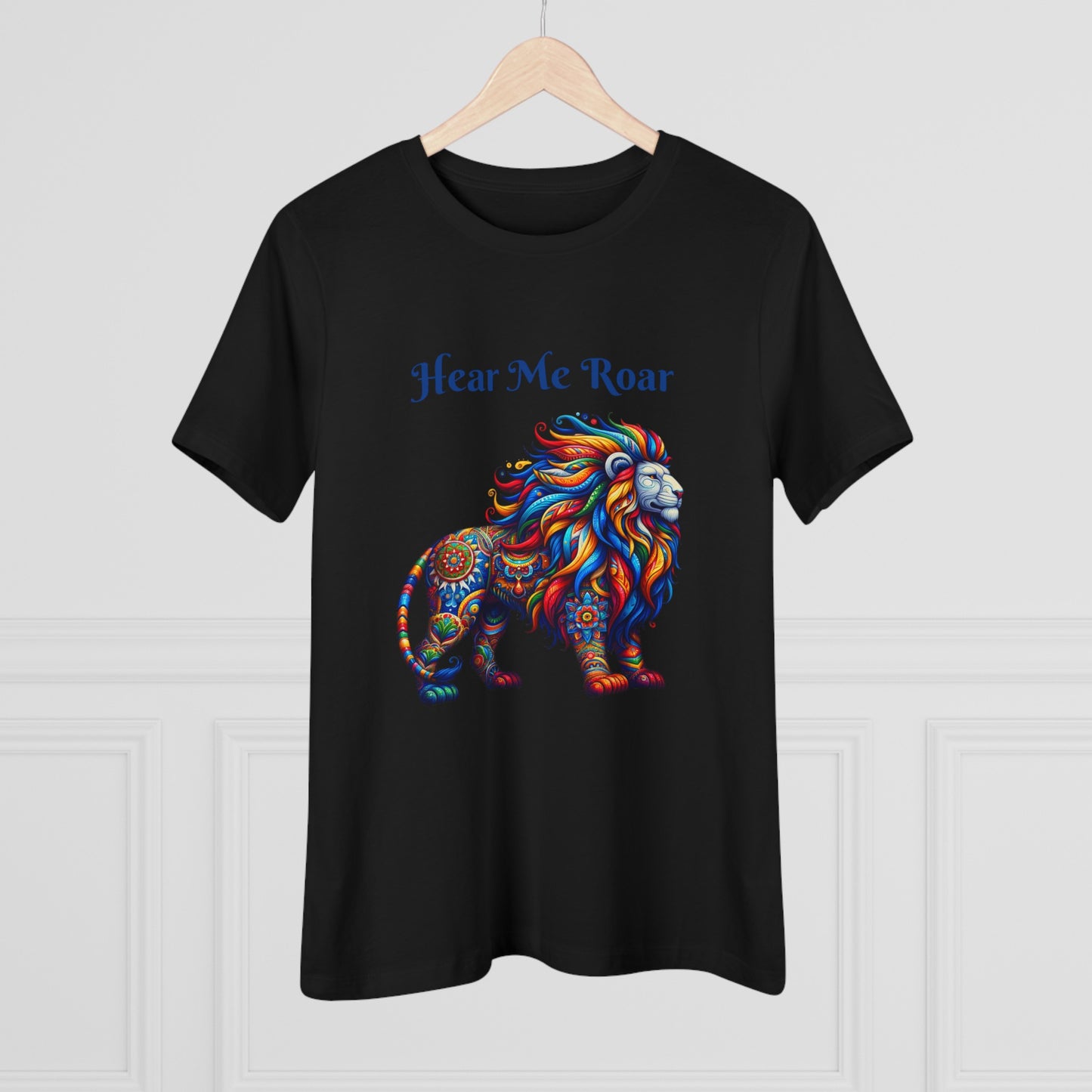 Women's Cotton Tee Alebrije Lion