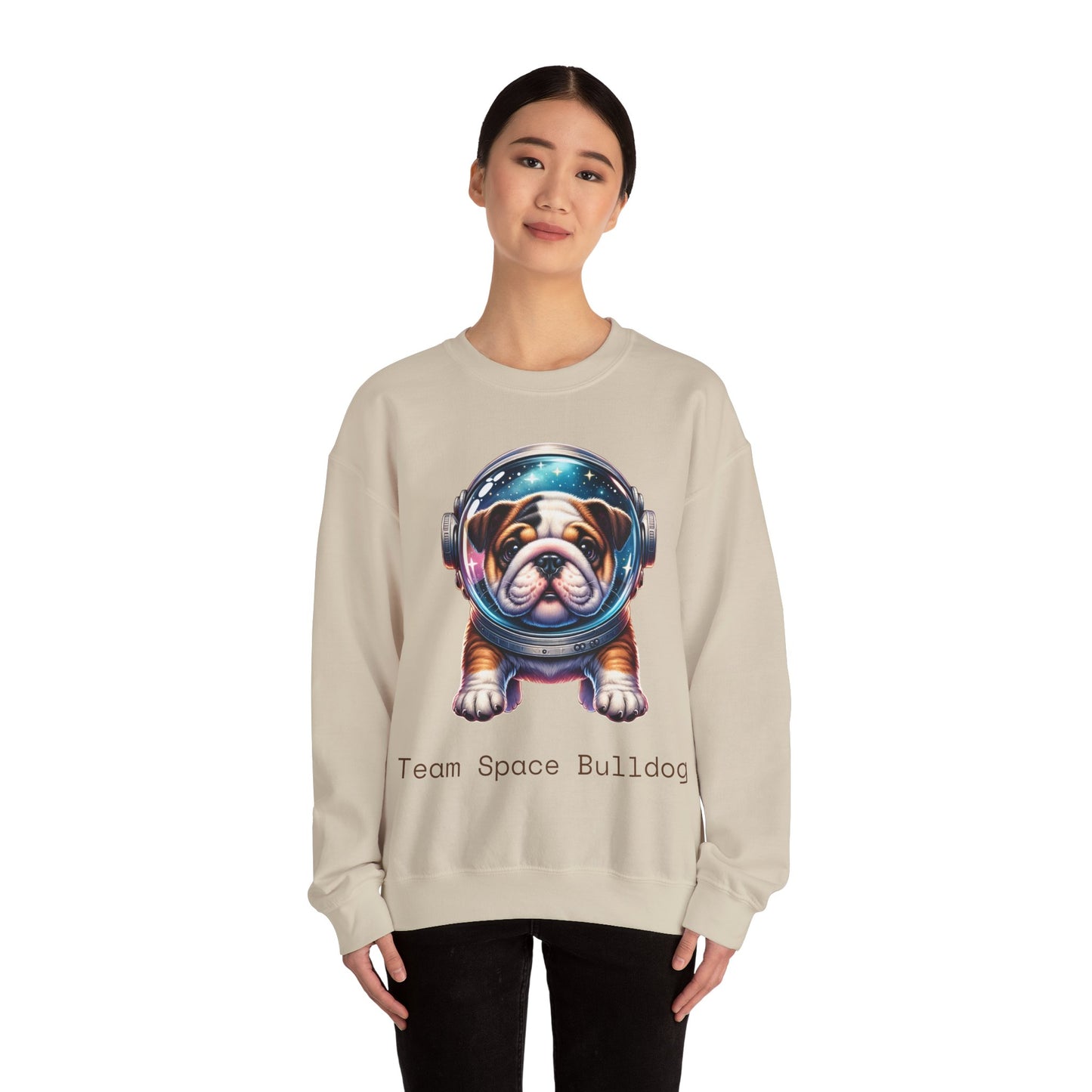 Unisex Heavy Blend™ Crewneck Sweatshirt Team Space Bulldog