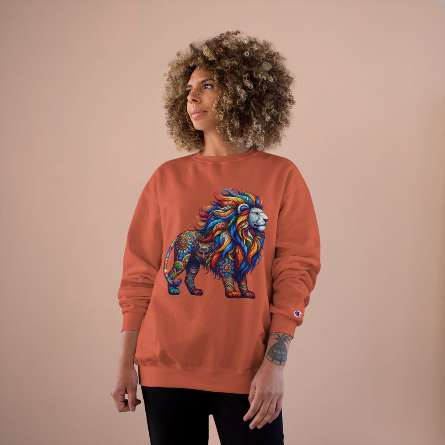 Champion Sweatshirt Lion Alebrije