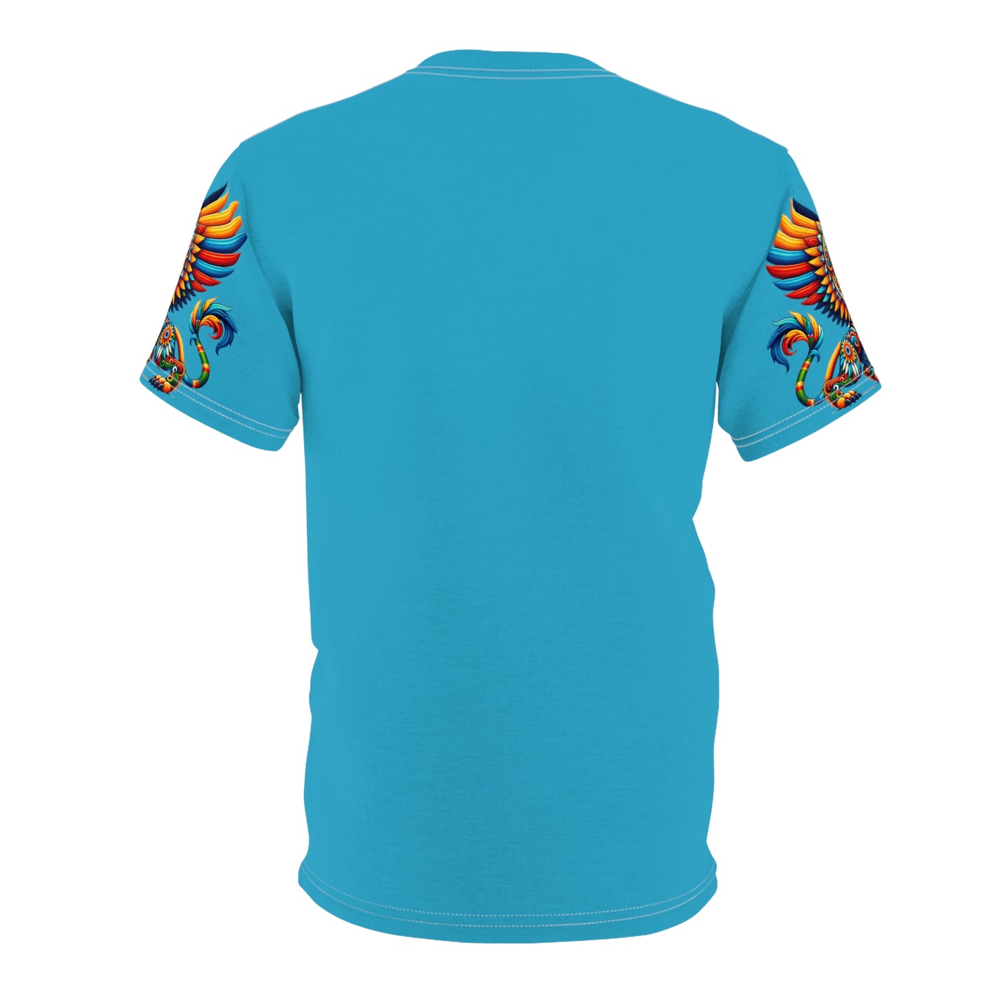 T-Shirt Lion Griffin Alebrije turquoise w/sleeve graphics