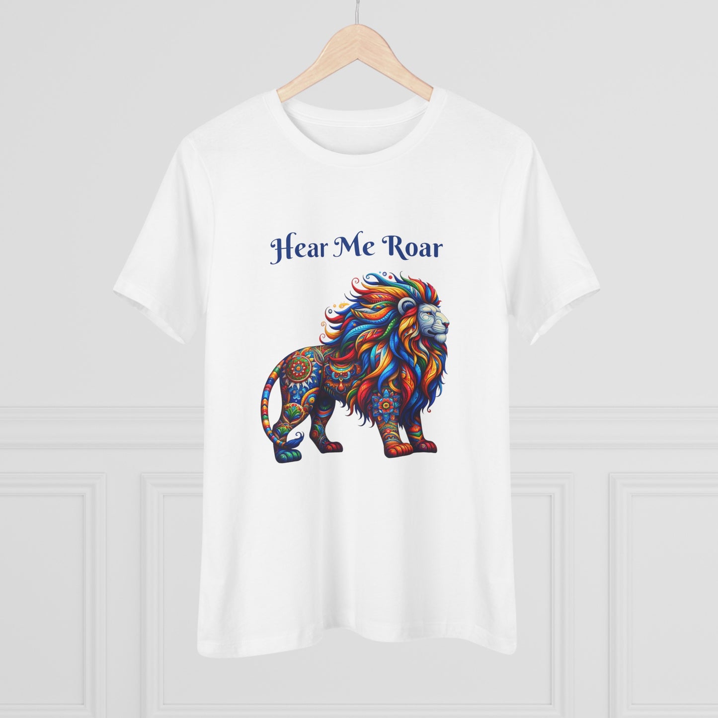 Women's Cotton Tee Alebrije Lion