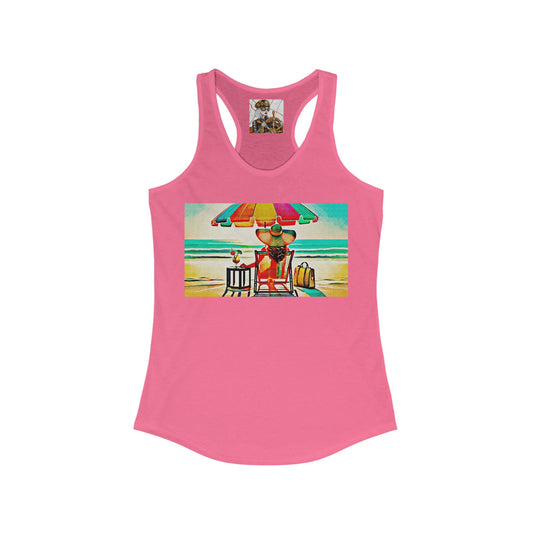 Women's Ideal Racerback Tank w/Beach Reset