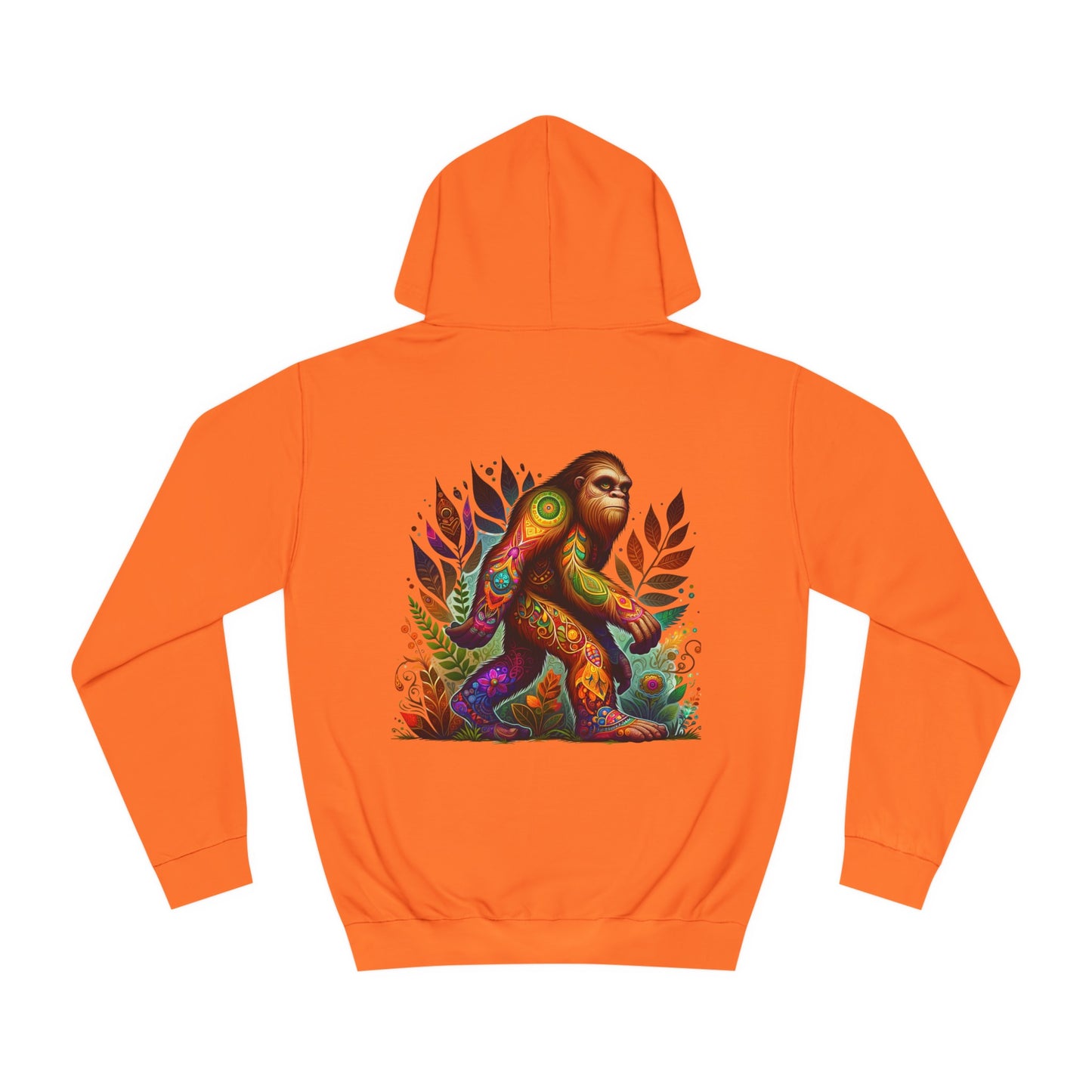 Unisex College Hoodie, Alebrije, Big Foot, too colorful to camouflage