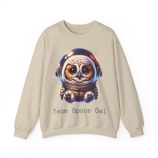 Unisex Heavy Blend™ Crewneck Sweatshirt Team Space Owl